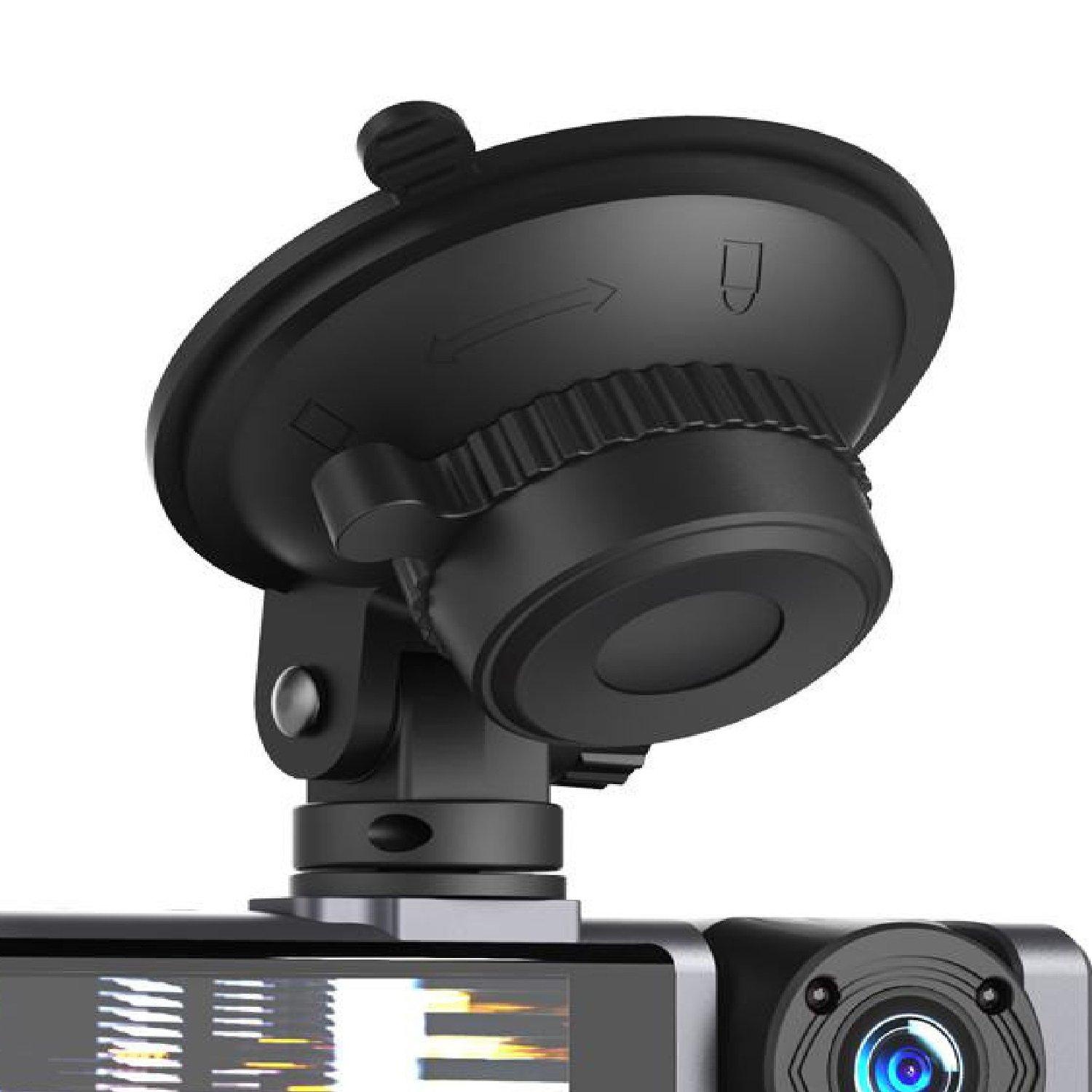 Black - XO - - 1080 HD Dual Dashcam (Front and Rear) - Black - 4