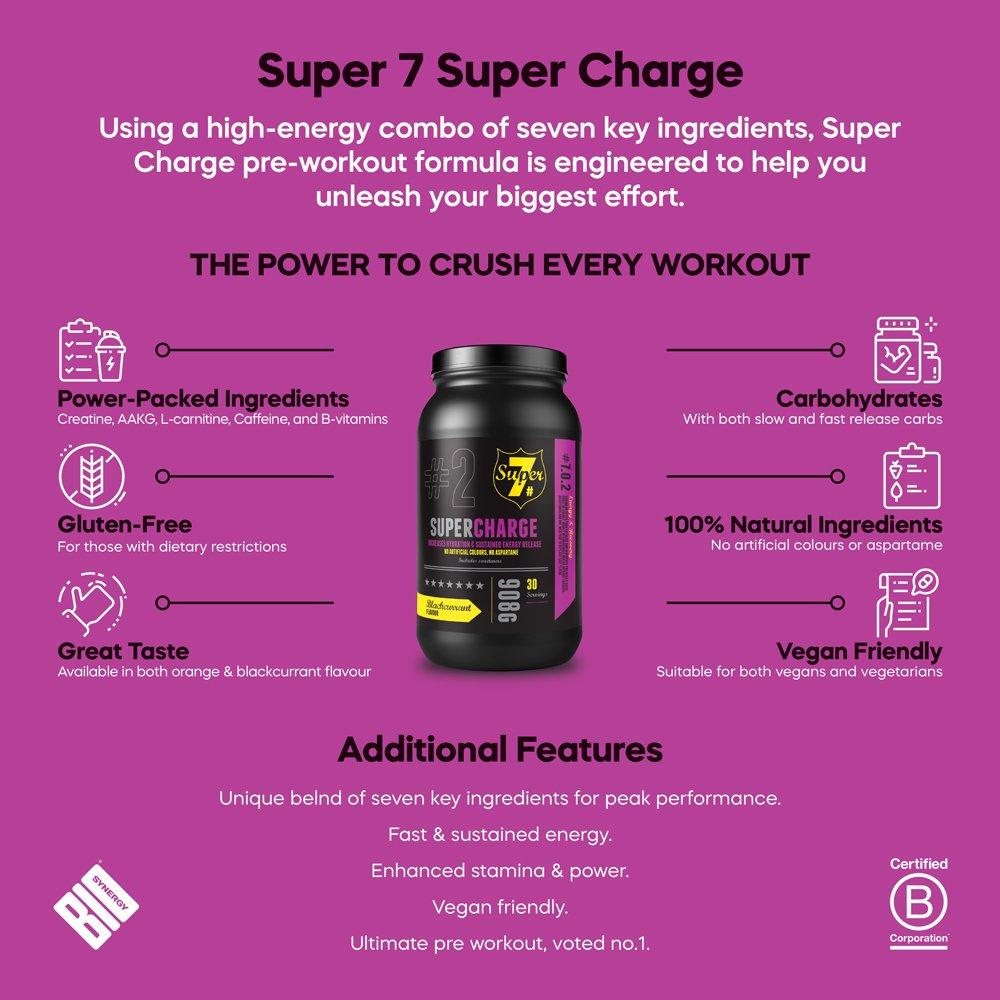 Blackcurrant - Super 7 - Super 7 - Super Charge Blackcurrant - 908g - 2