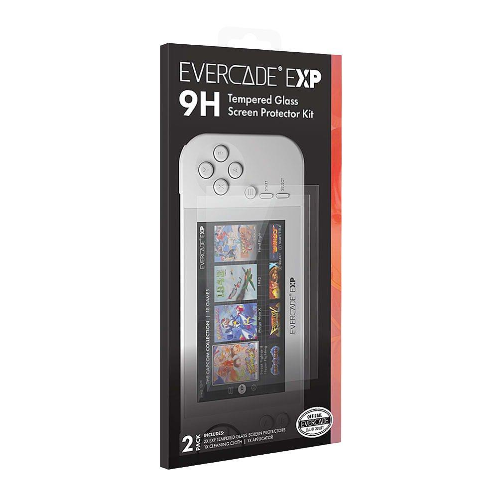 Evercade  Exp Tempered Glass Screen Protector Kit -  Format An