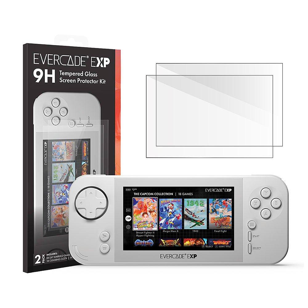 Multi Format An --> Multi Format Un - Evercade - EXP Tempered Glass Screen Protector Kit - 3