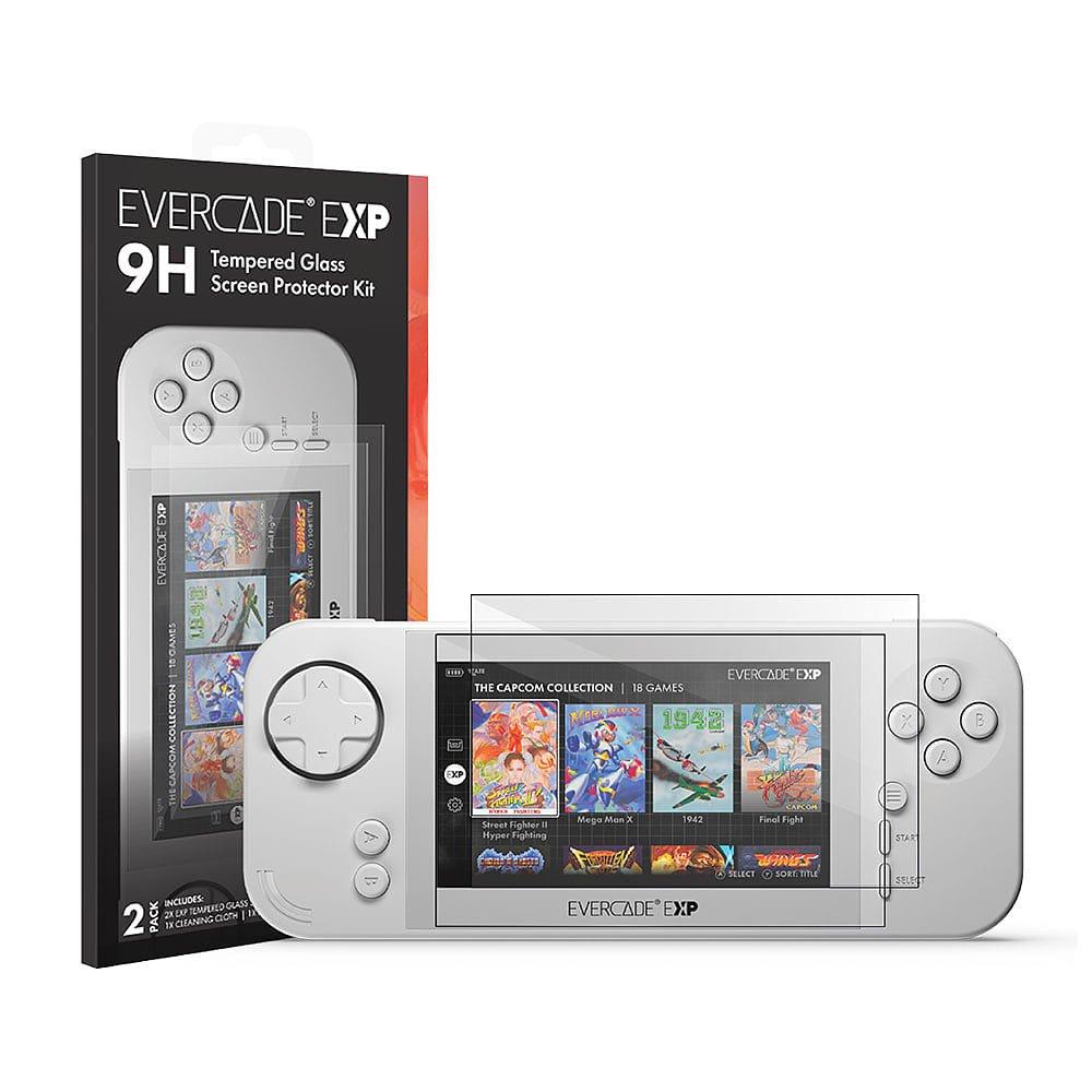 Multi Format An --> Multi Format Un - Evercade - EXP Tempered Glass Screen Protector Kit - 4