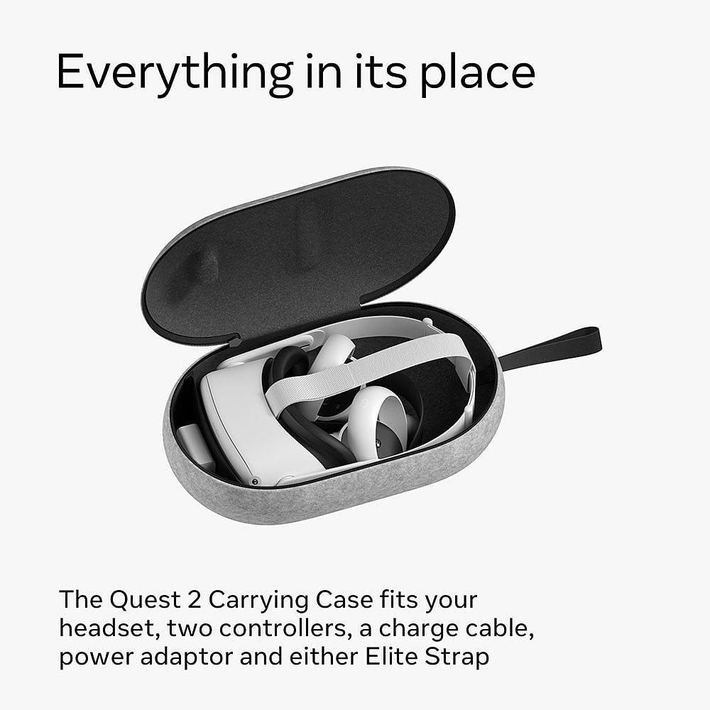 Grey - Meta - Quest 2 Carry Case - 2