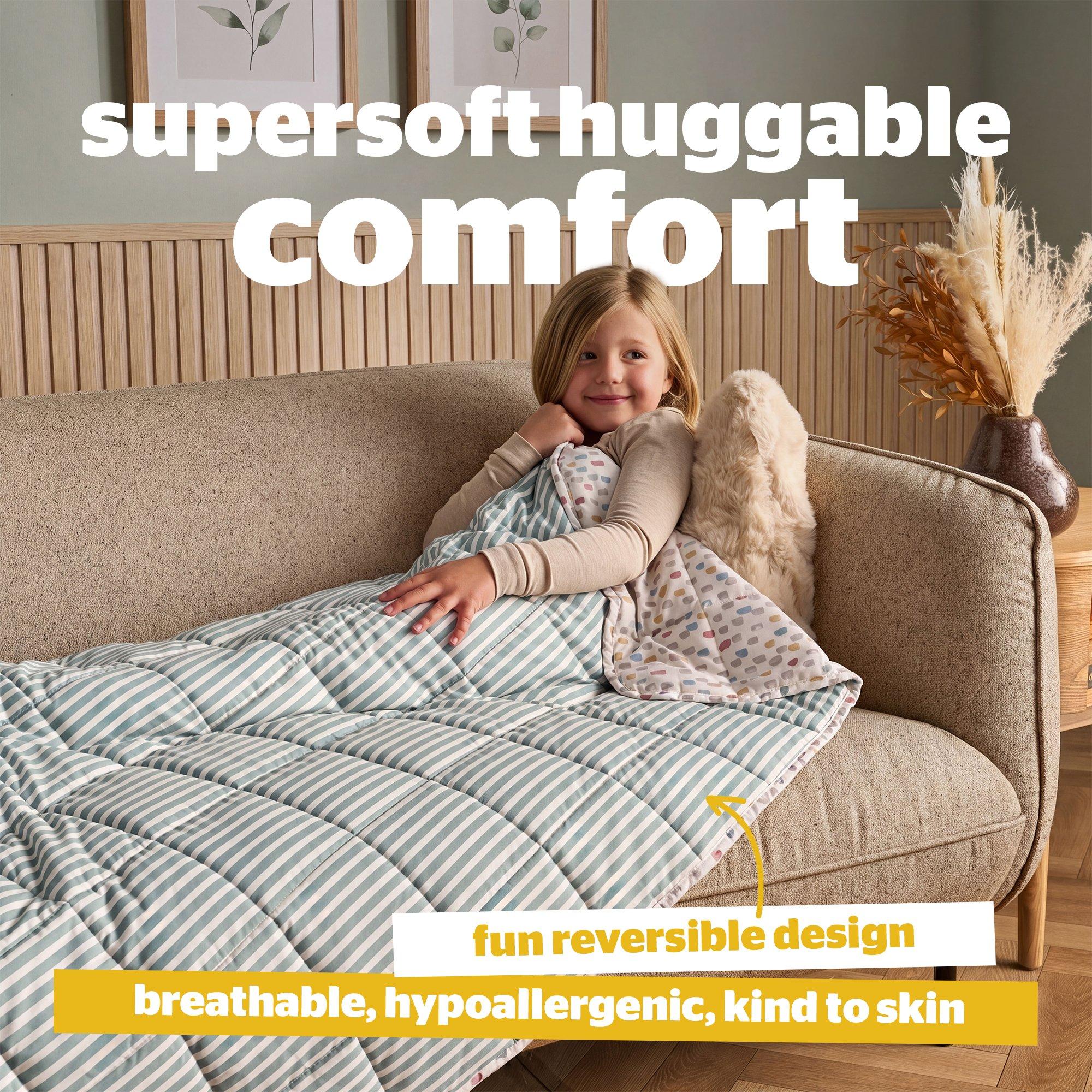 Spots And Strip - Silentnight - Kids Healthy Growth Weighted Blanket  3KG - 7