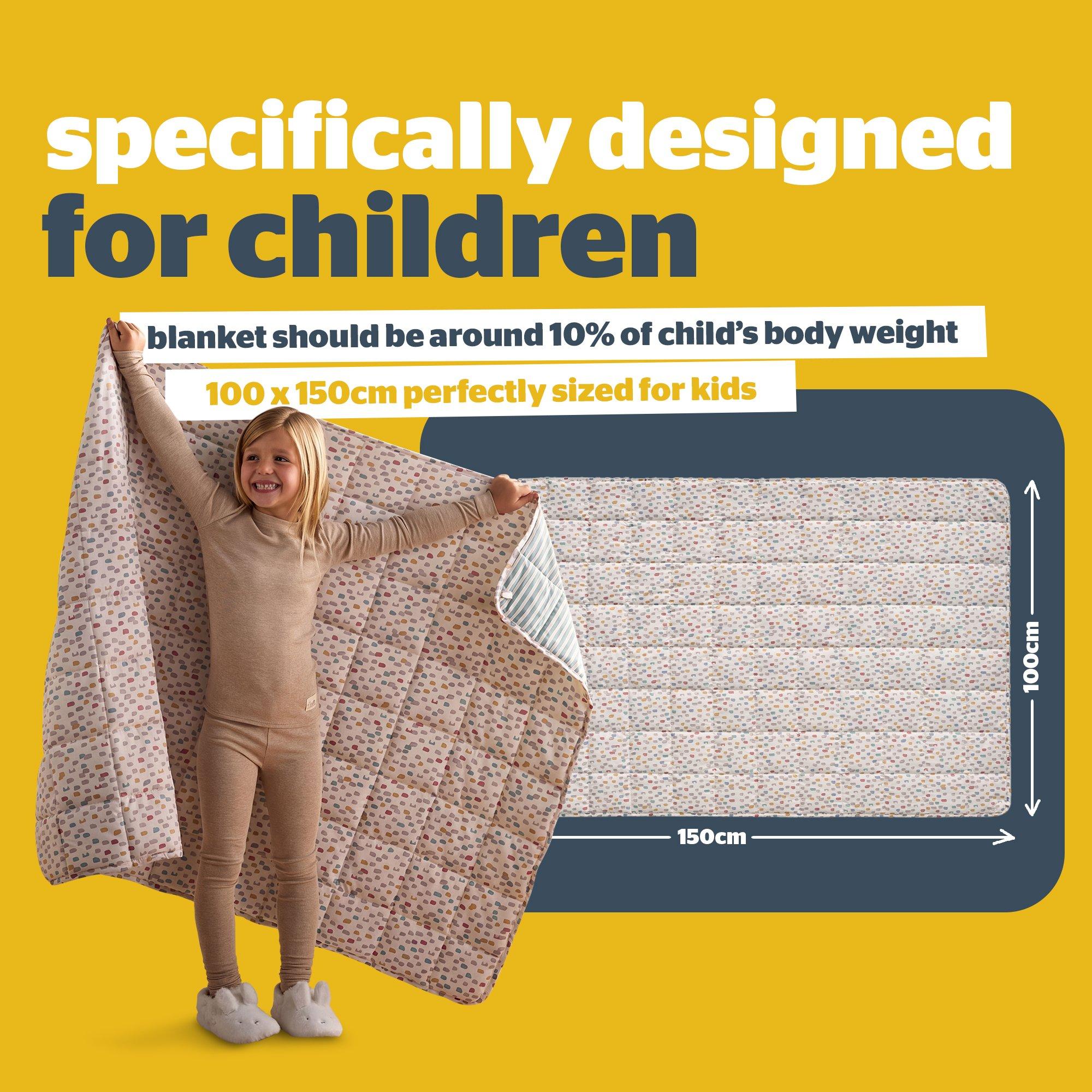 Spots And Strip - Silentnight - Kids Healthy Growth Weighted Blanket  3KG - 8