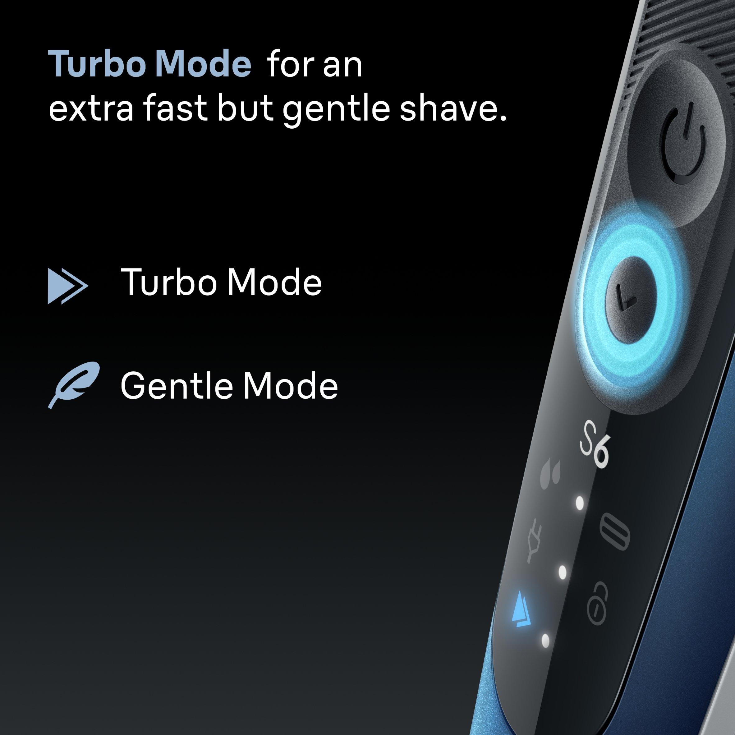 Blue - Braun - Braun Series 6 Electric Shaver 62-B1200S Blue - 4