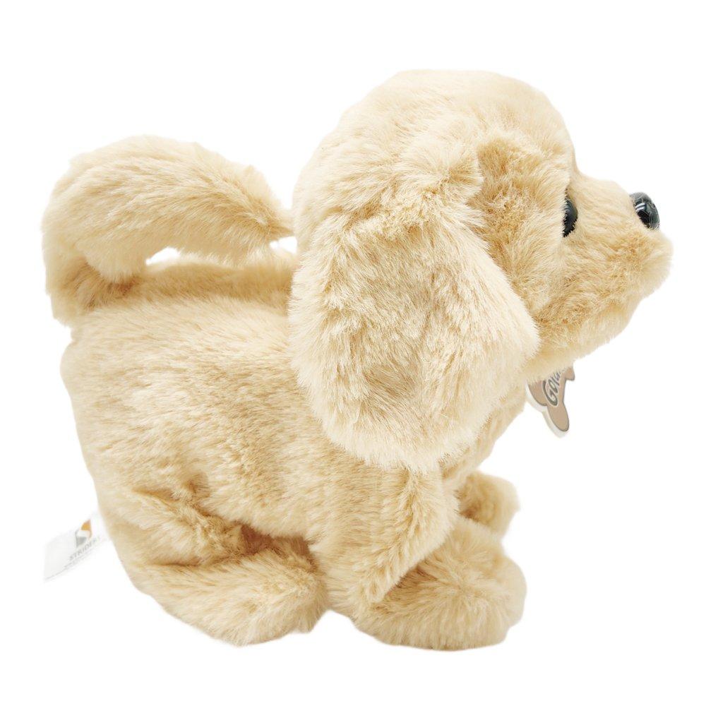 Multi - Pugs at Play - Goldie Interactive Walking Dog Plush Toy - 11