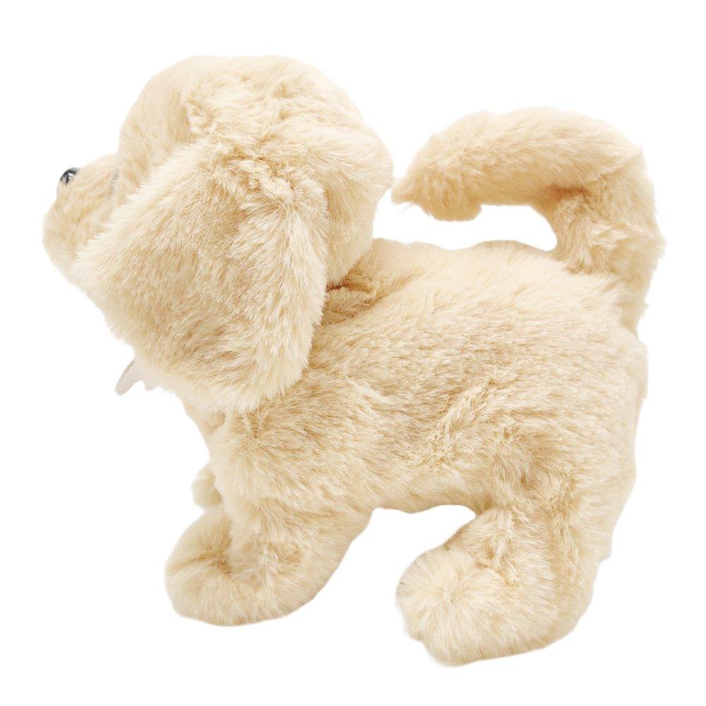 Multi - Pugs at Play - Goldie Interactive Walking Dog Plush Toy - 6