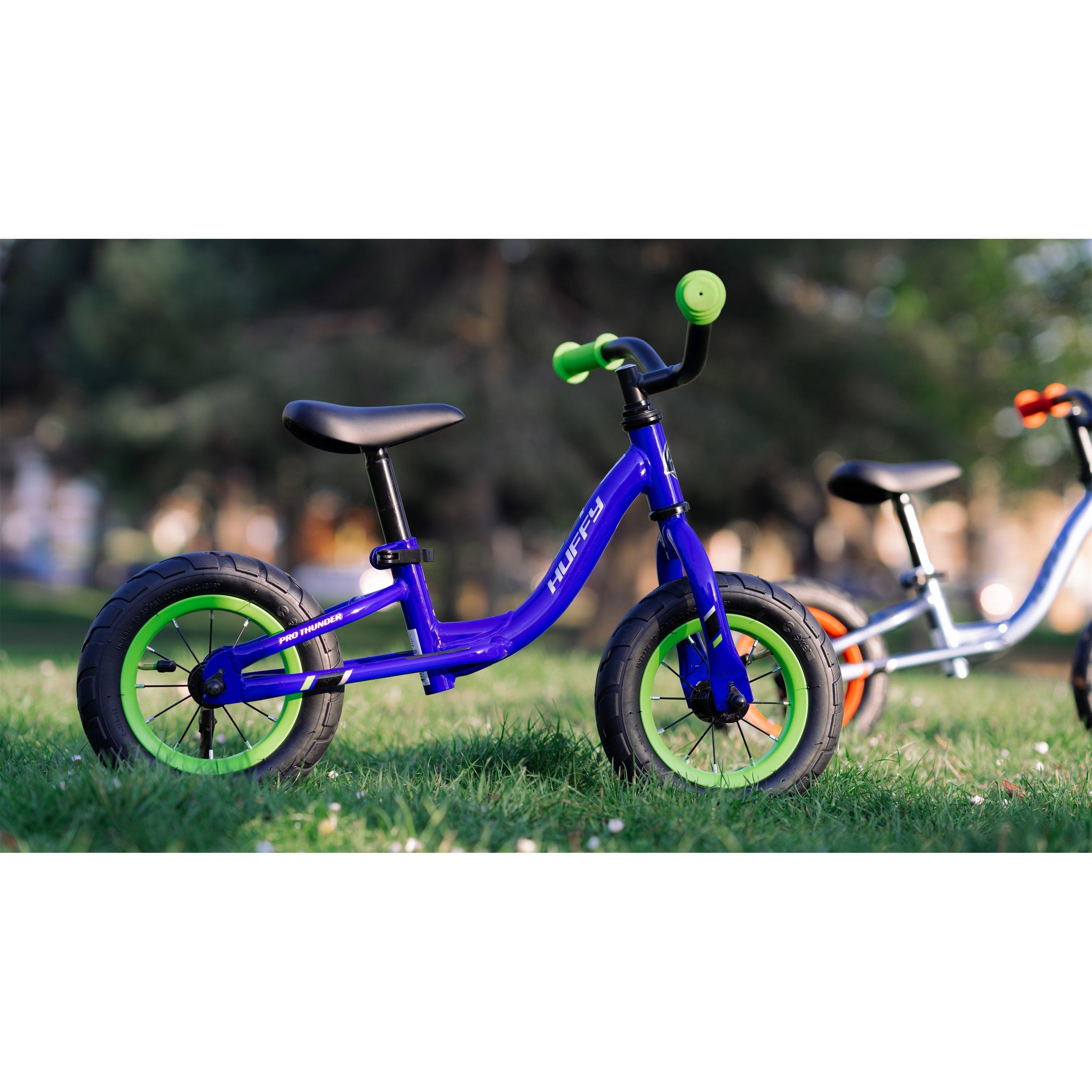 Blue - Huffy - Huffy Pro Thunder 10-inch Balance Bike, 3-5 years, - 2