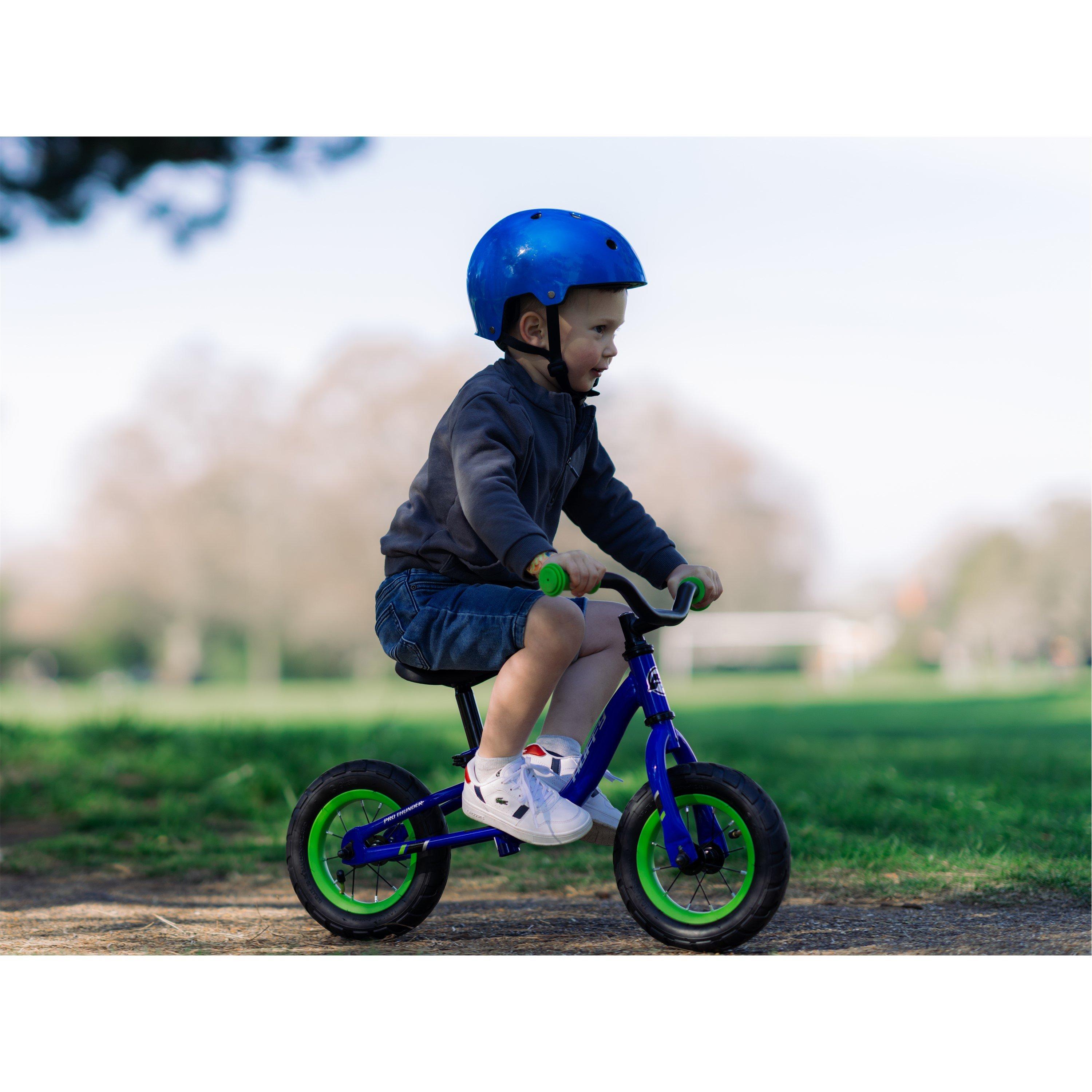 Blue - Huffy - Huffy Pro Thunder 10-inch Balance Bike, 3-5 years, - 3