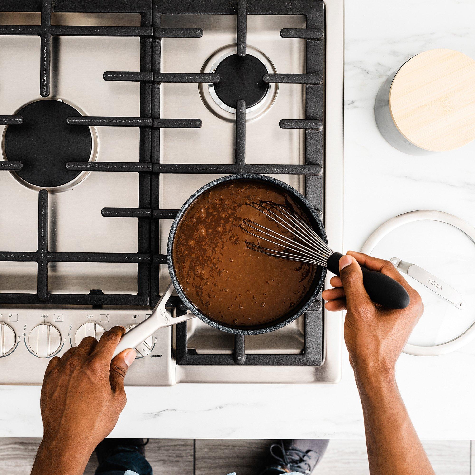 Stainless Steel - Ninja - Foodi ZEROSTICK Stainless Steel 18cm Saucepan - 3