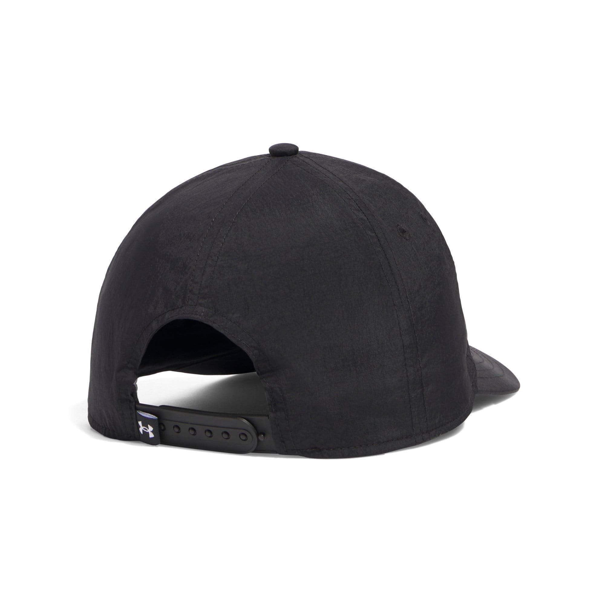 Black - Under Armour - Essential Mid Nylon Adjustable Cap - 2