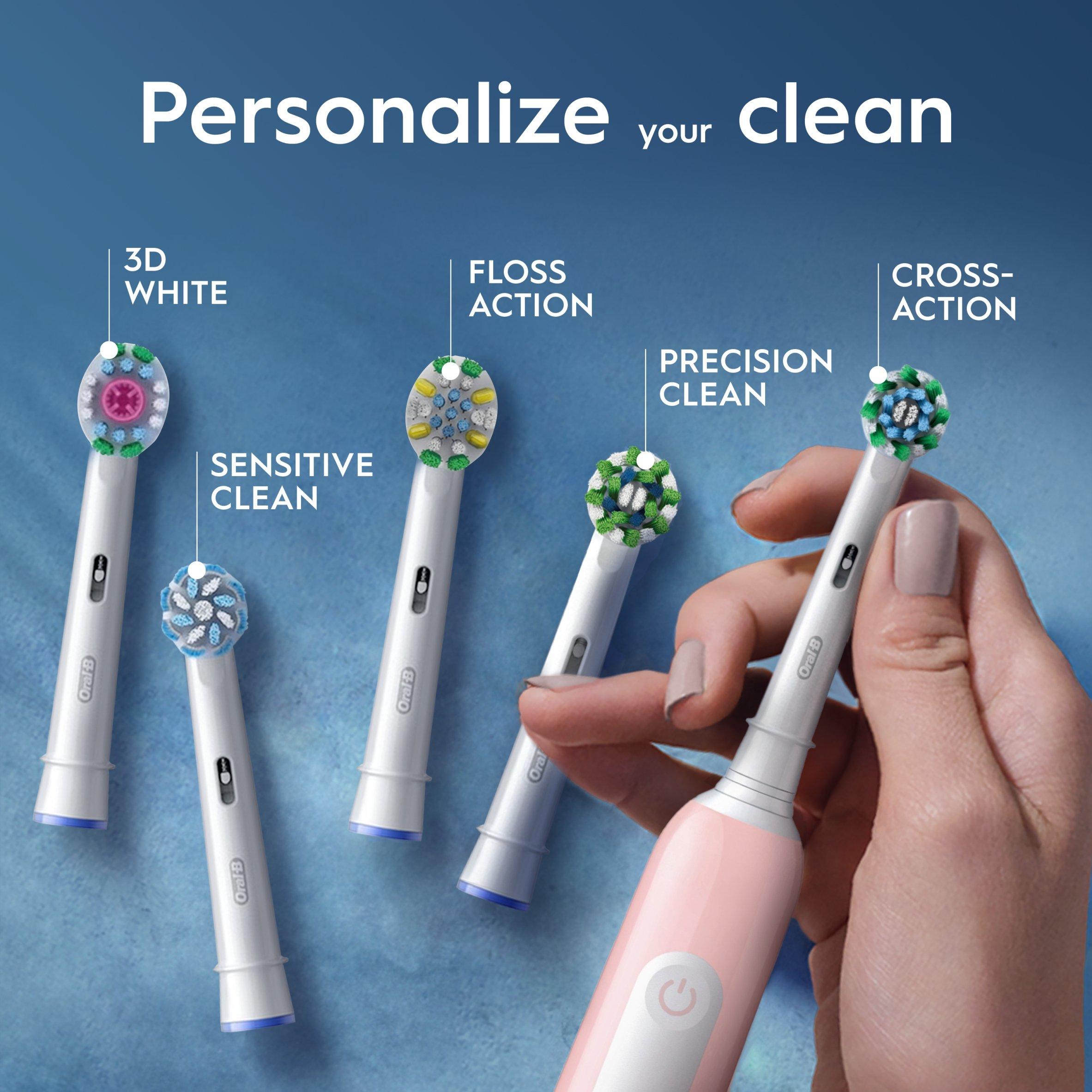 Pink - Oral B - Oral-B Pro Series 1 Cross Action Pink Toothbrush - 10