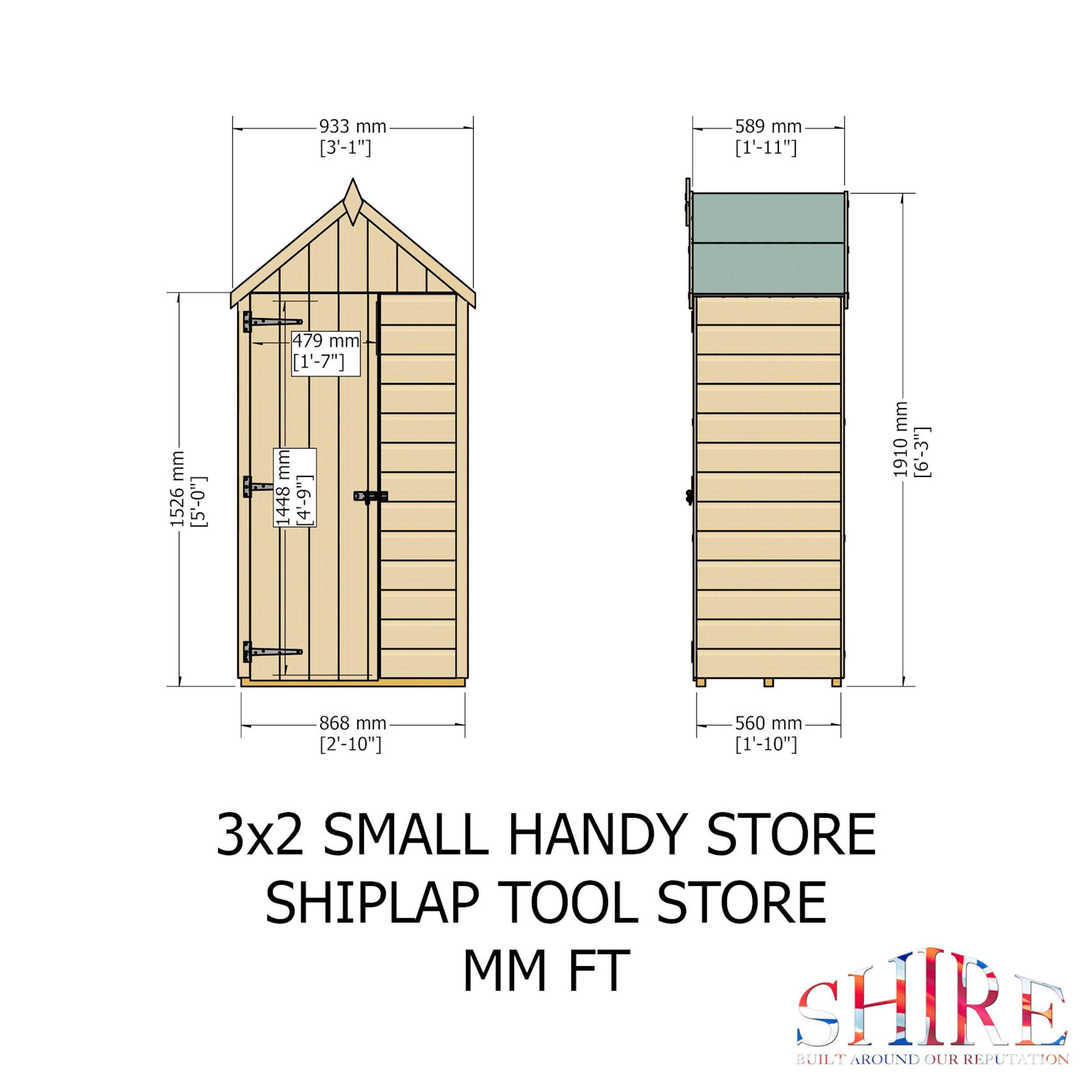 Wood - Shire - Handy Store 3x2 Shiplap - 4