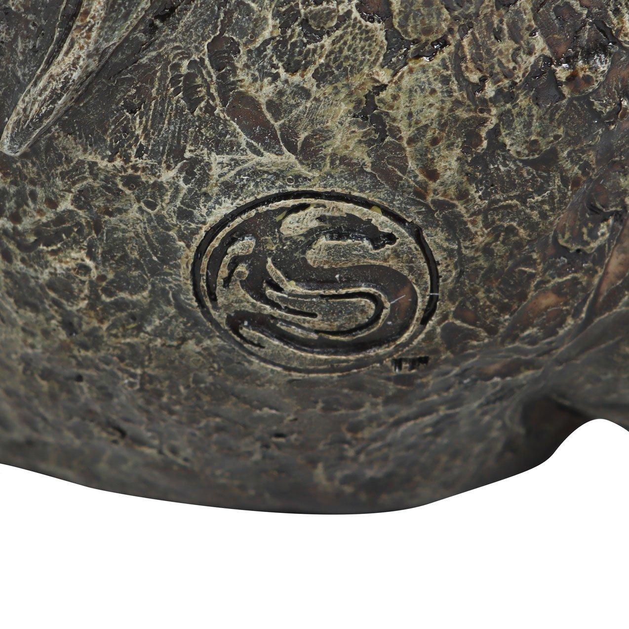 Grey & Silver - Something Different - Draco Dragon Skull Ornament by Spiral Direct - 6