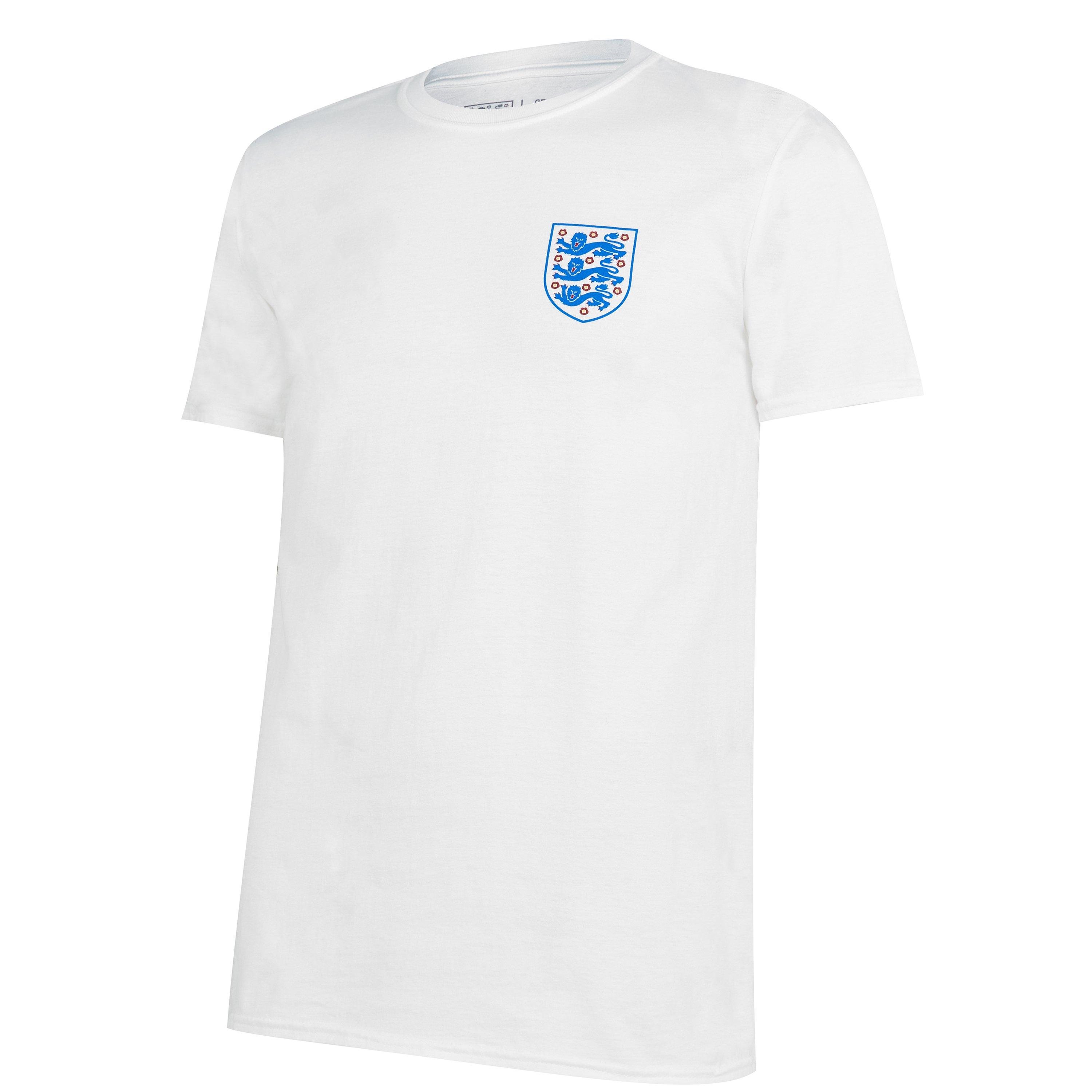 Wit - FA - England Crest T Shirt Mens - 6