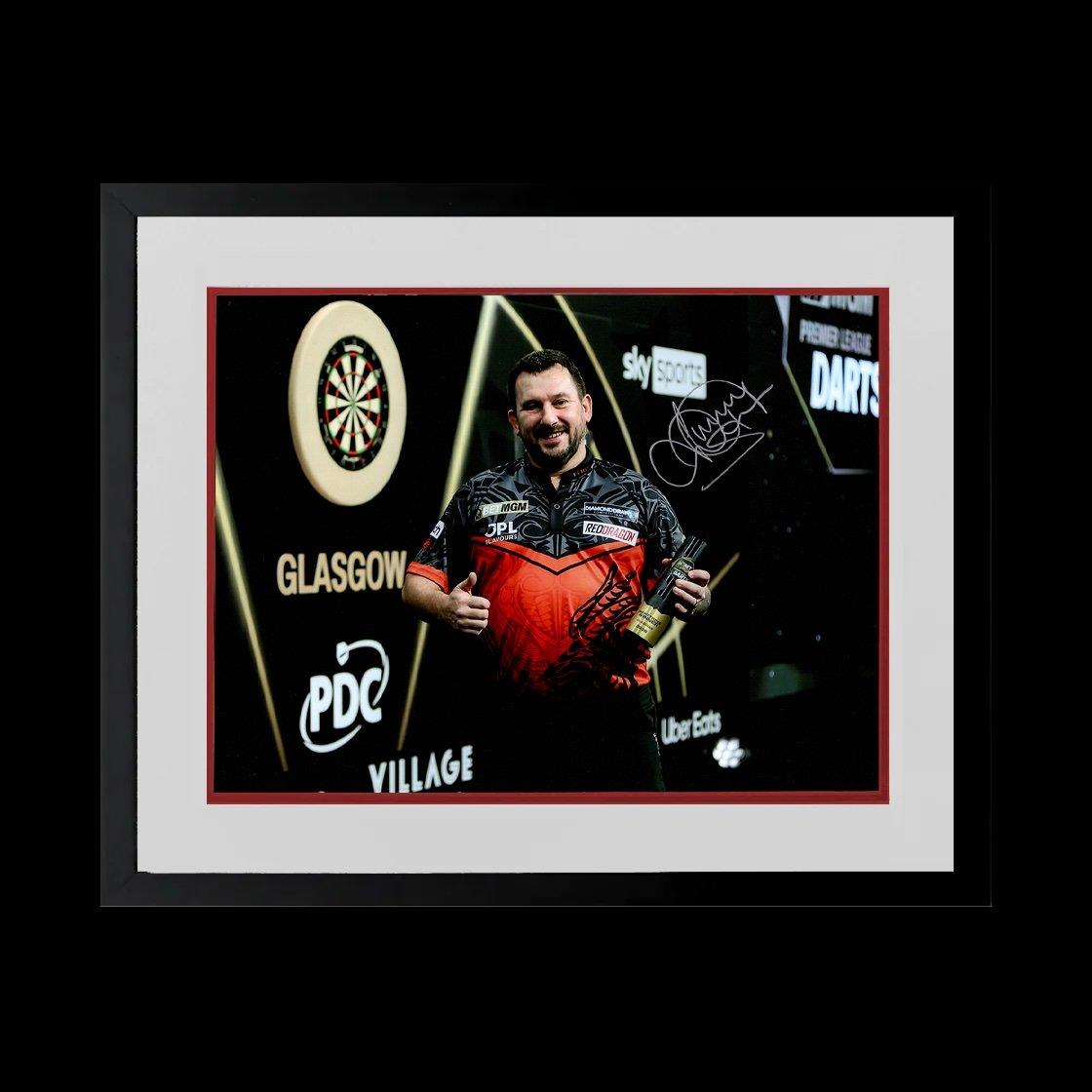 Red - The Fan Cave - Jonny Clayton Signed Image Deluxe Mount Frame #2 - 1