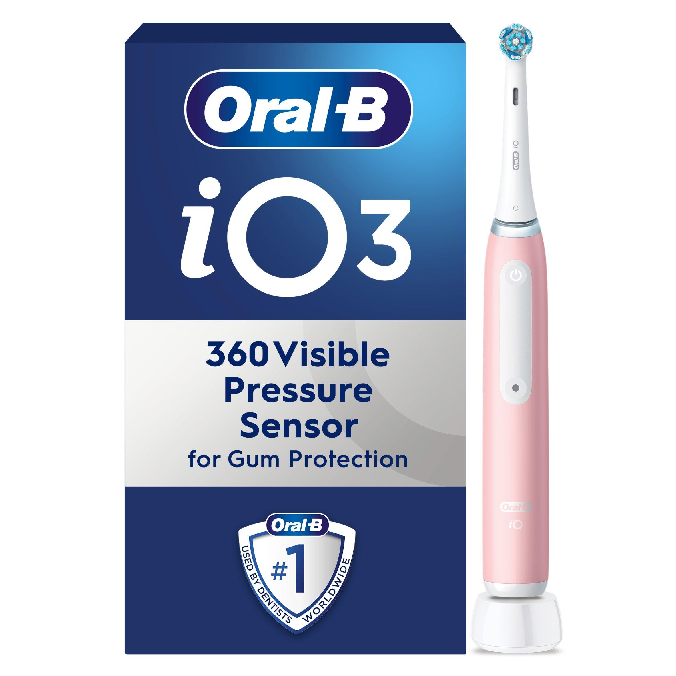 Pink - Oral B - Oral-B iO3 Blush Pink Ultimate Clean Toothbrush - 4