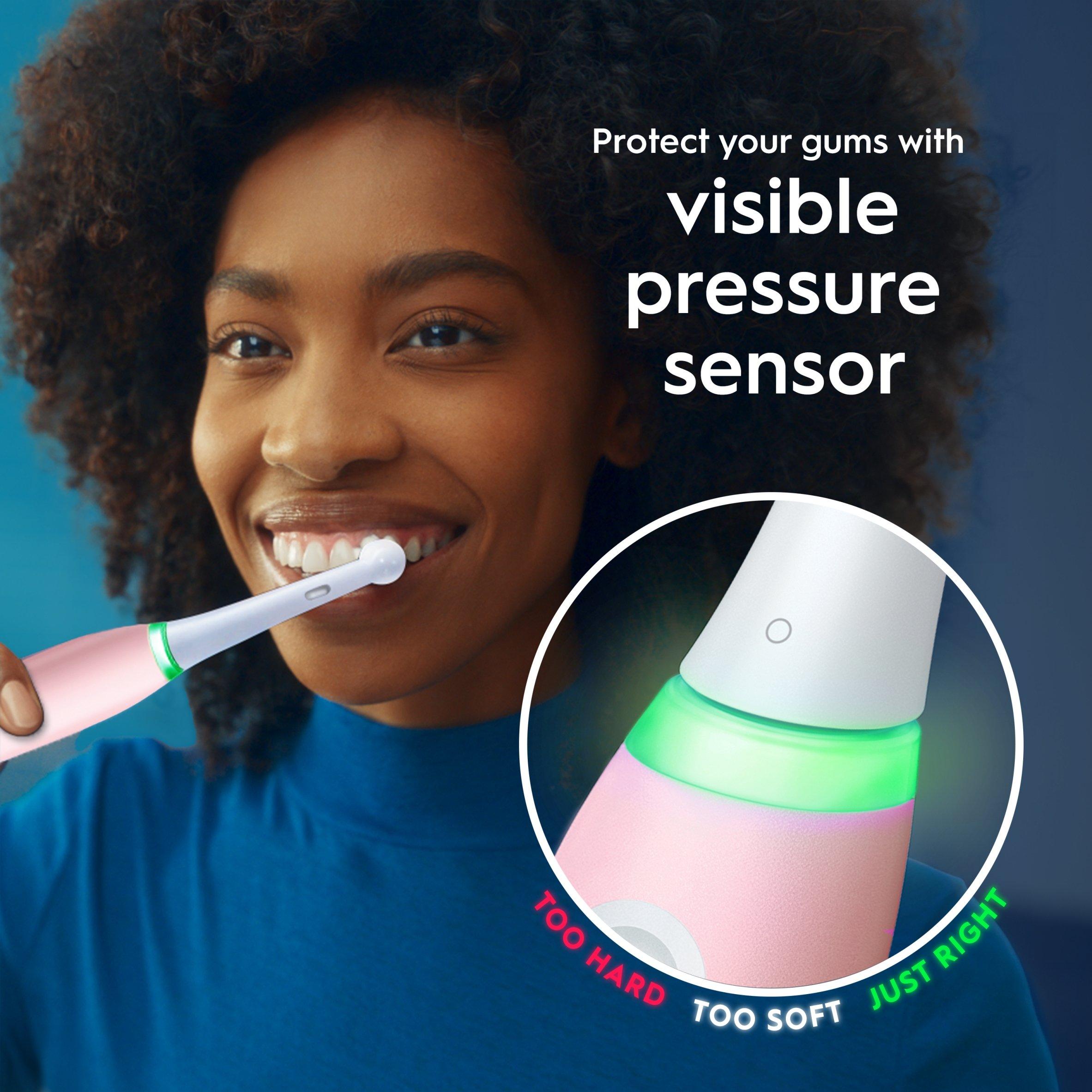 Oral B Oral-B iO3 Blush Pink Ultimate Clean Toothbrush | Sports Direct