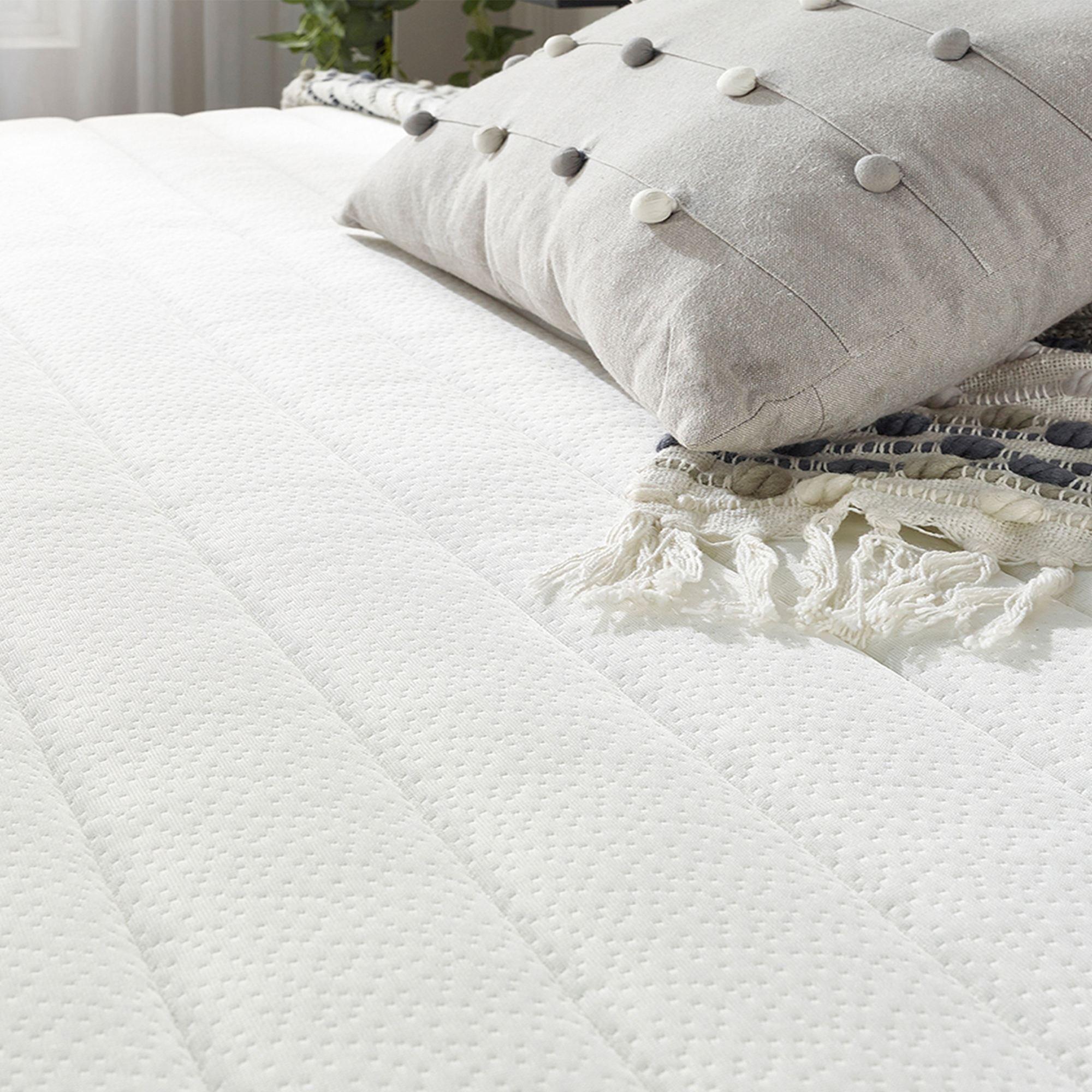 White - Aspire - Pocket+ Hybrid Memory Foam 1000 Pocket Mattress Me - 4
