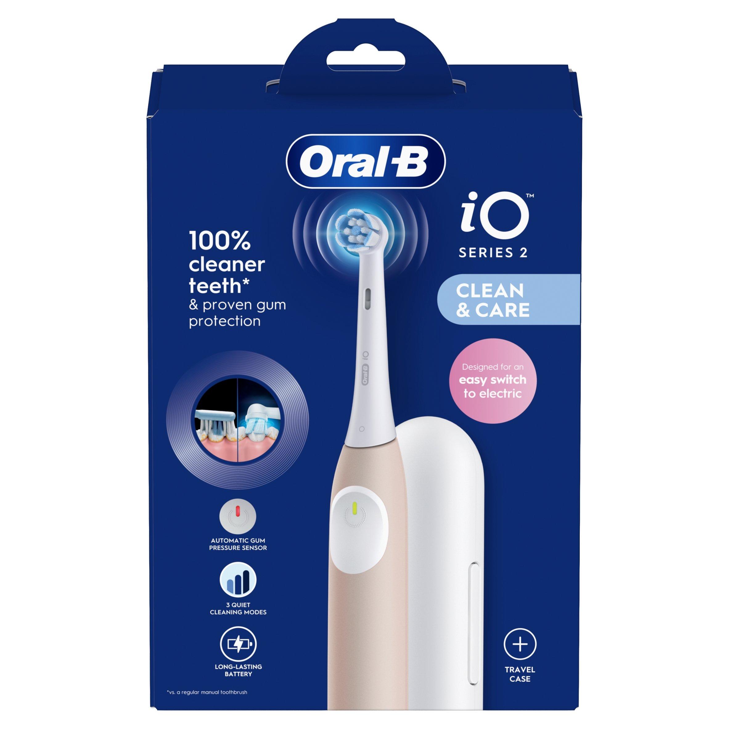 Pink - Oral B - Oral-B iO2 Pink Electric Toothbrush + Travel Case - 4