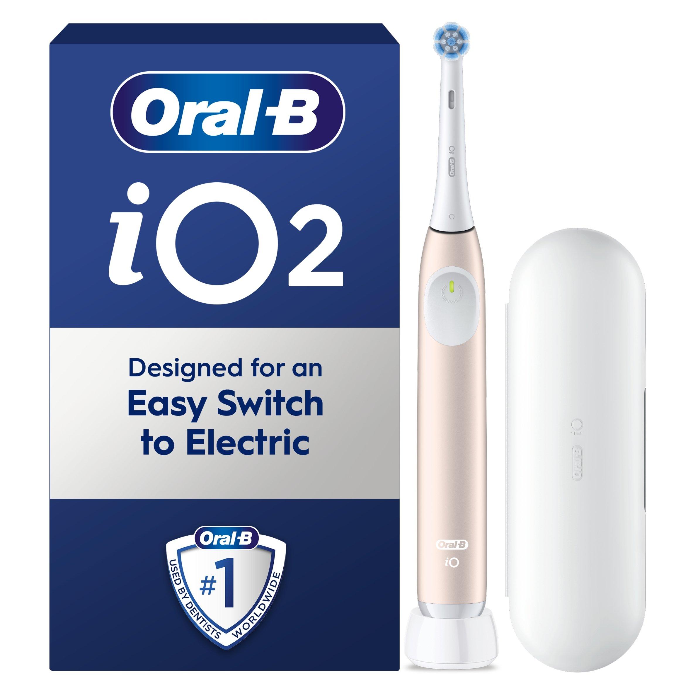 Pink - Oral B - Oral-B iO2 Pink Electric Toothbrush + Travel Case - 5