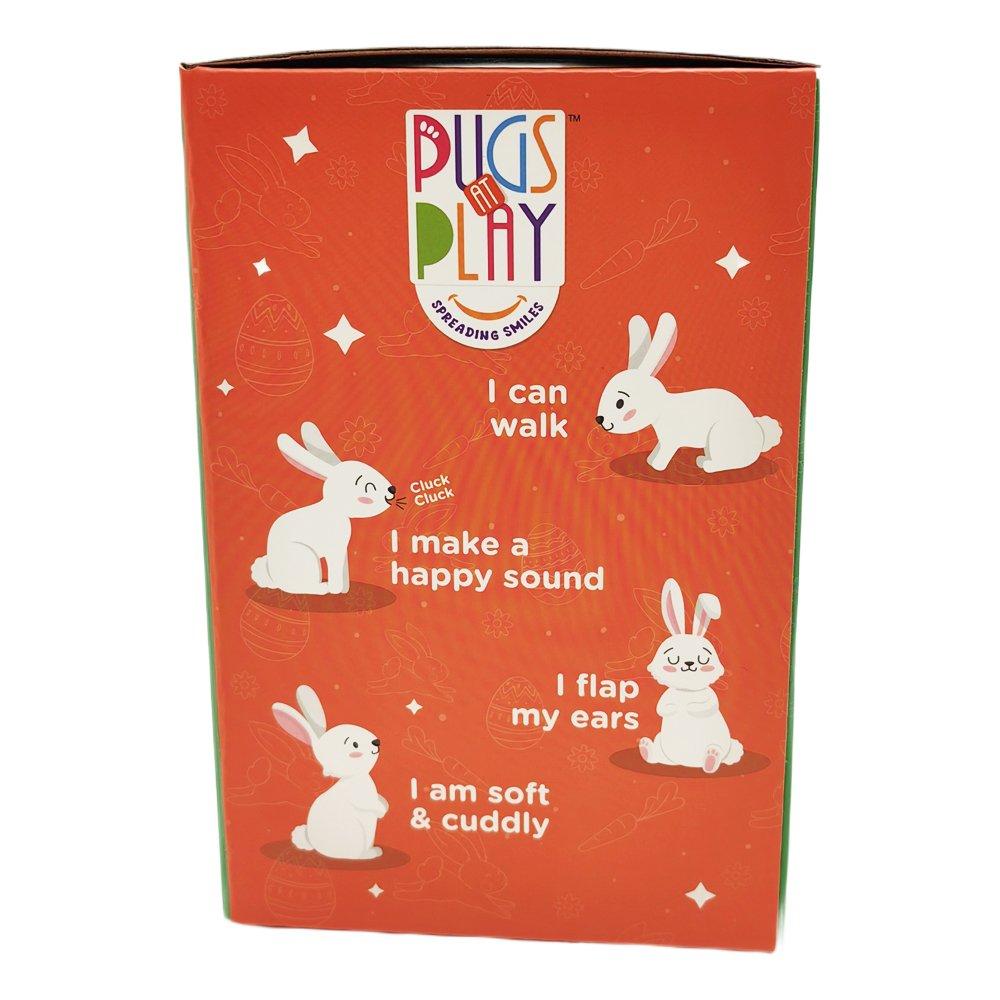 Multi - Pugs at Play - Hopper Jumping Rabbit Interactive Plush Toy - 7