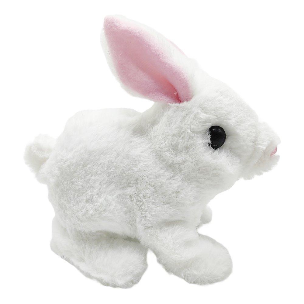 Multi - Pugs at Play - Hopper Jumping Rabbit Interactive Plush Toy - 9