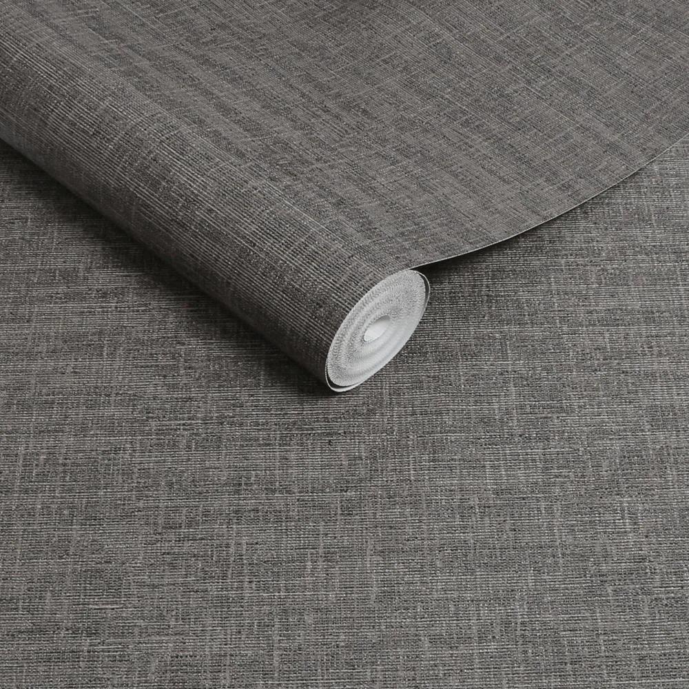 Charcoal - Boutique - Boutique Loom Texture Charcoal Wallpaper - 3