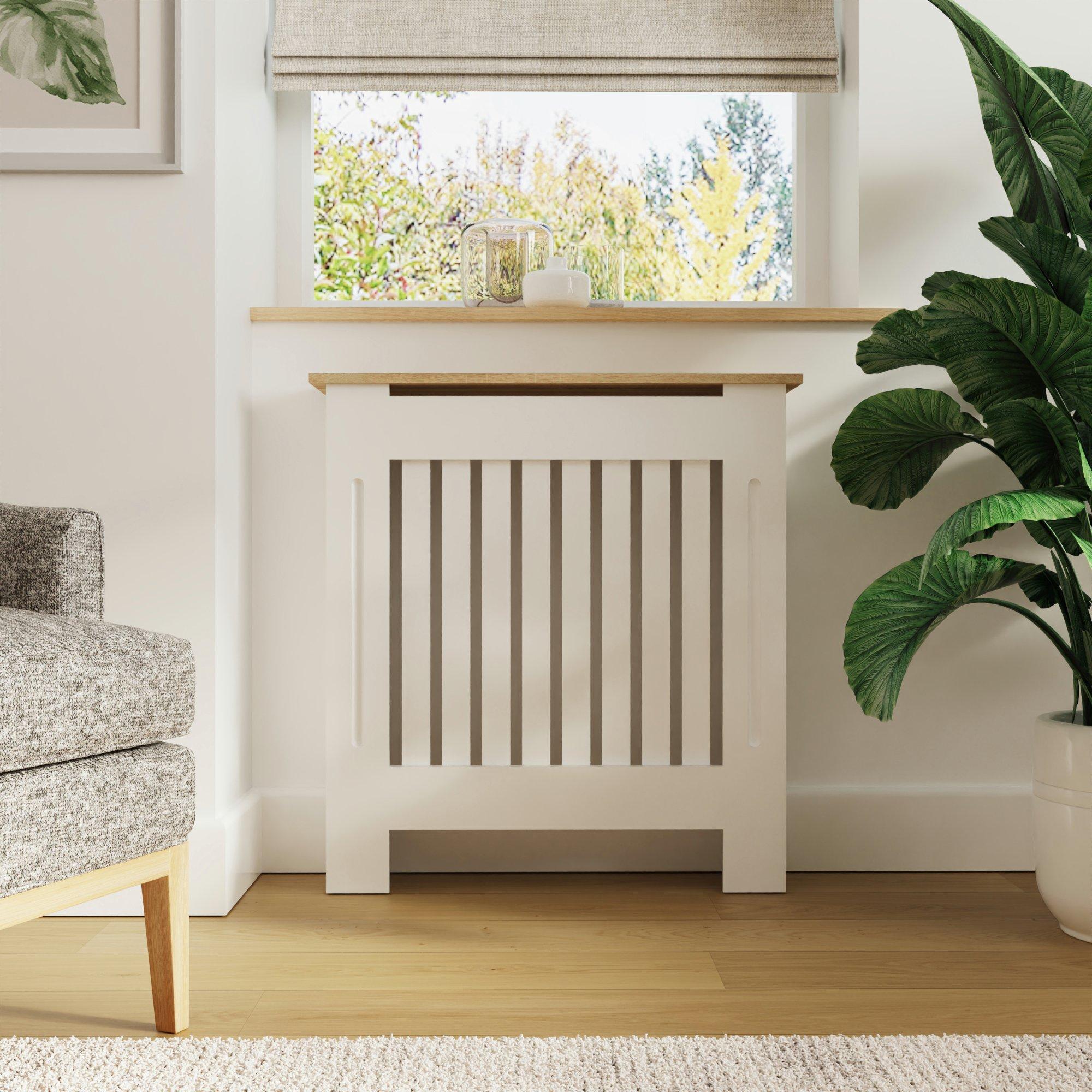 GFW Longslow Small Radiator Cover - White - Image 3