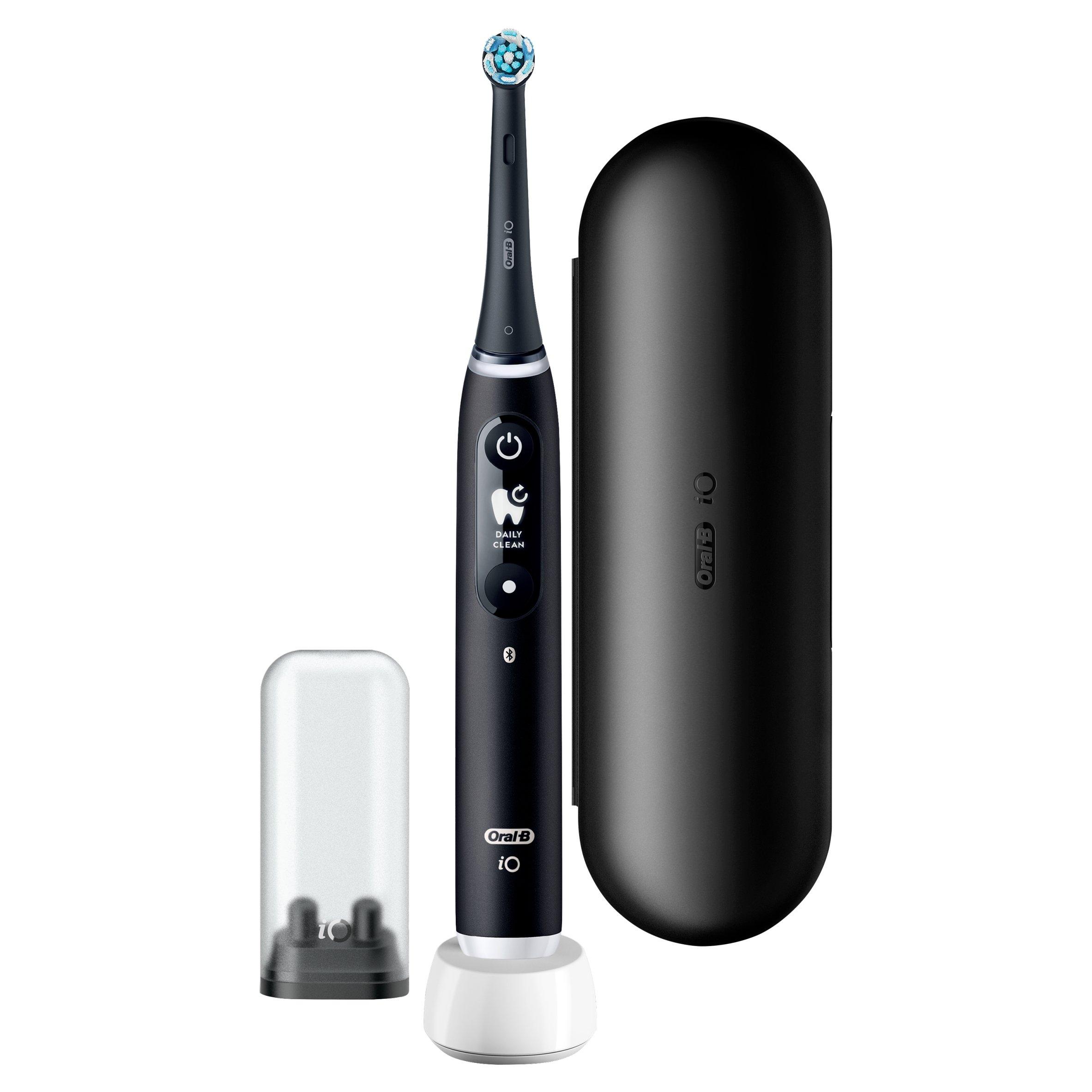 Black - Oral B - Oral-B iO - 6 - Black Lava Electric Toothbrush - 3