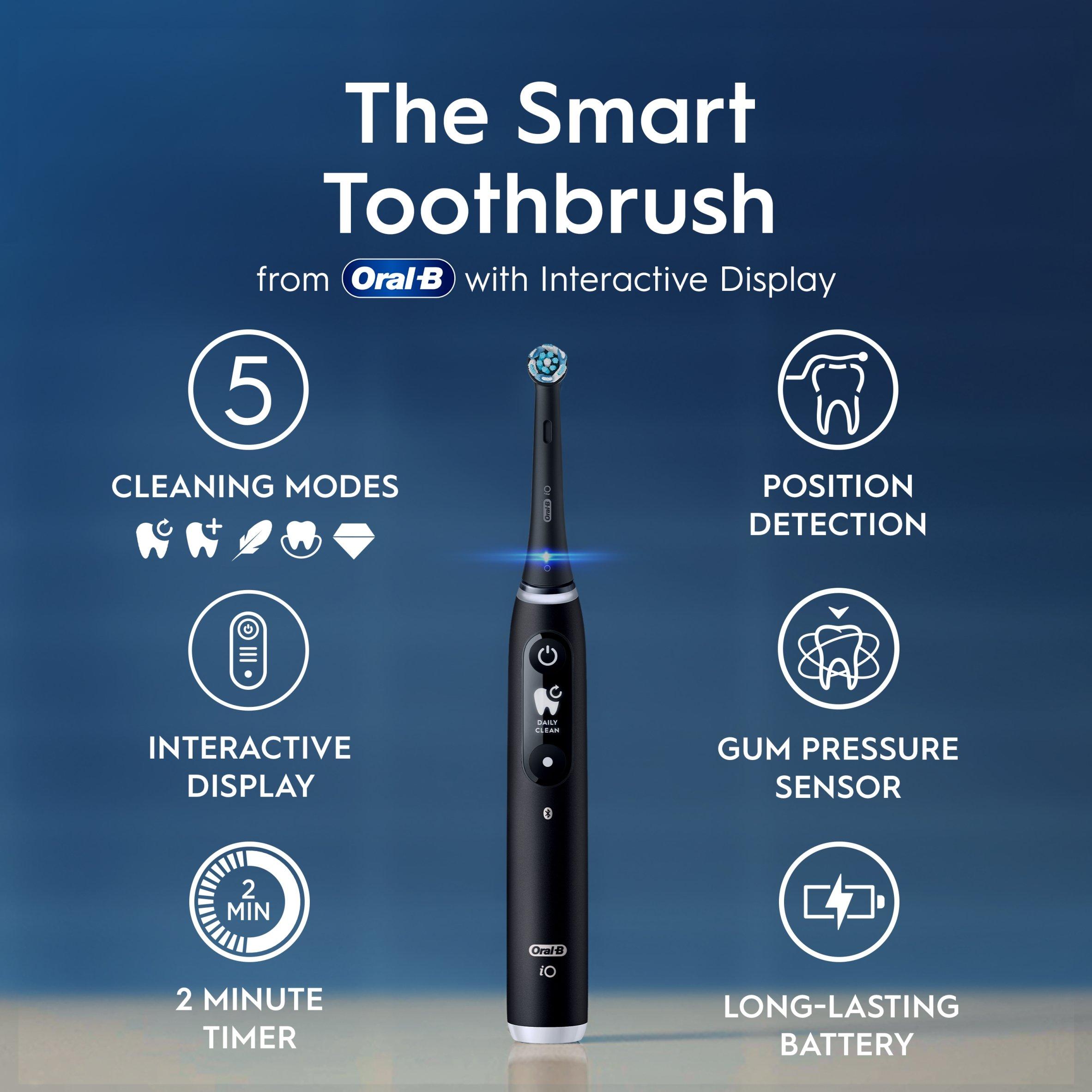 Black - Oral B - Oral-B iO - 6 - Black Lava Electric Toothbrush - 6