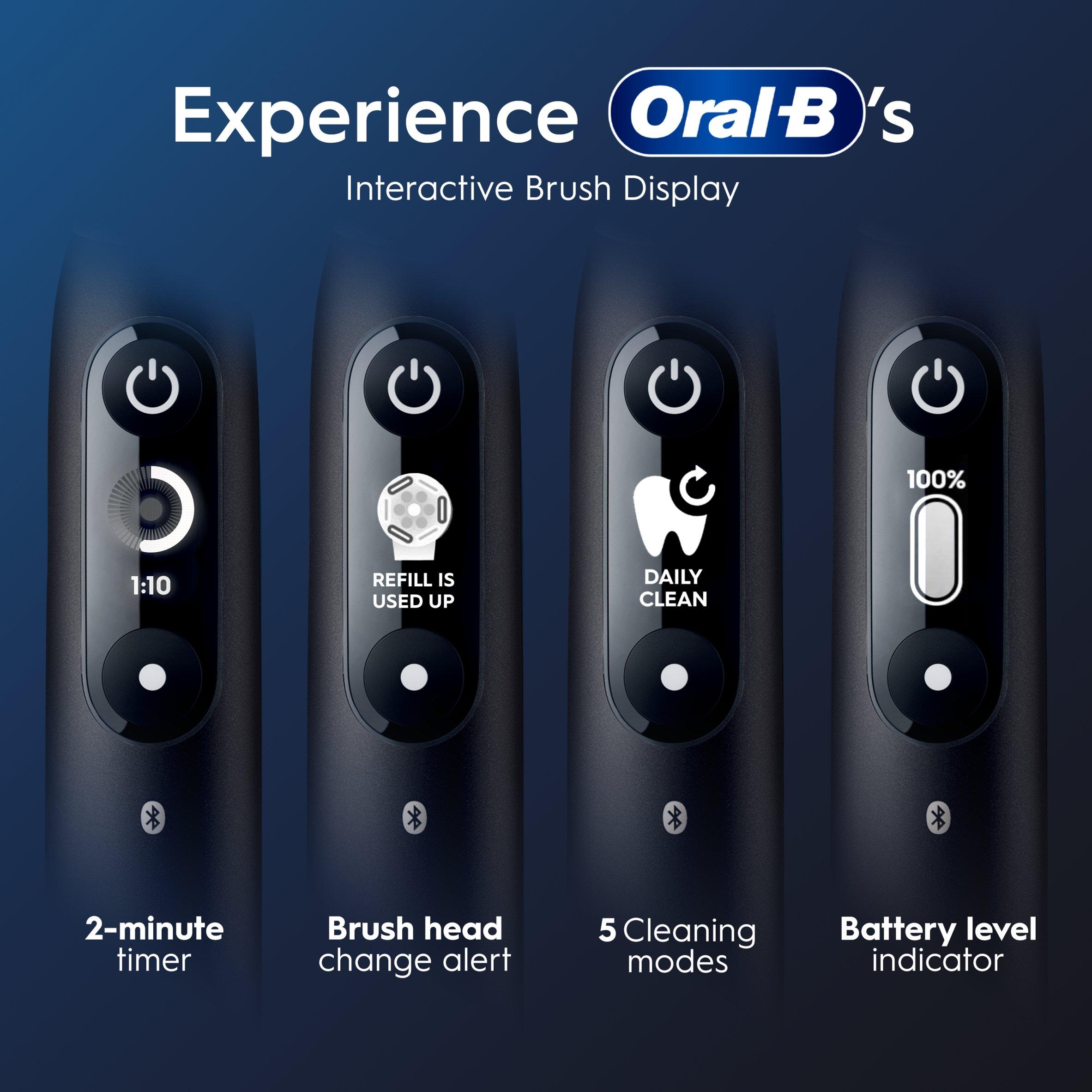 Black - Oral B - Oral-B iO - 6 - Black Lava Electric Toothbrush - 8
