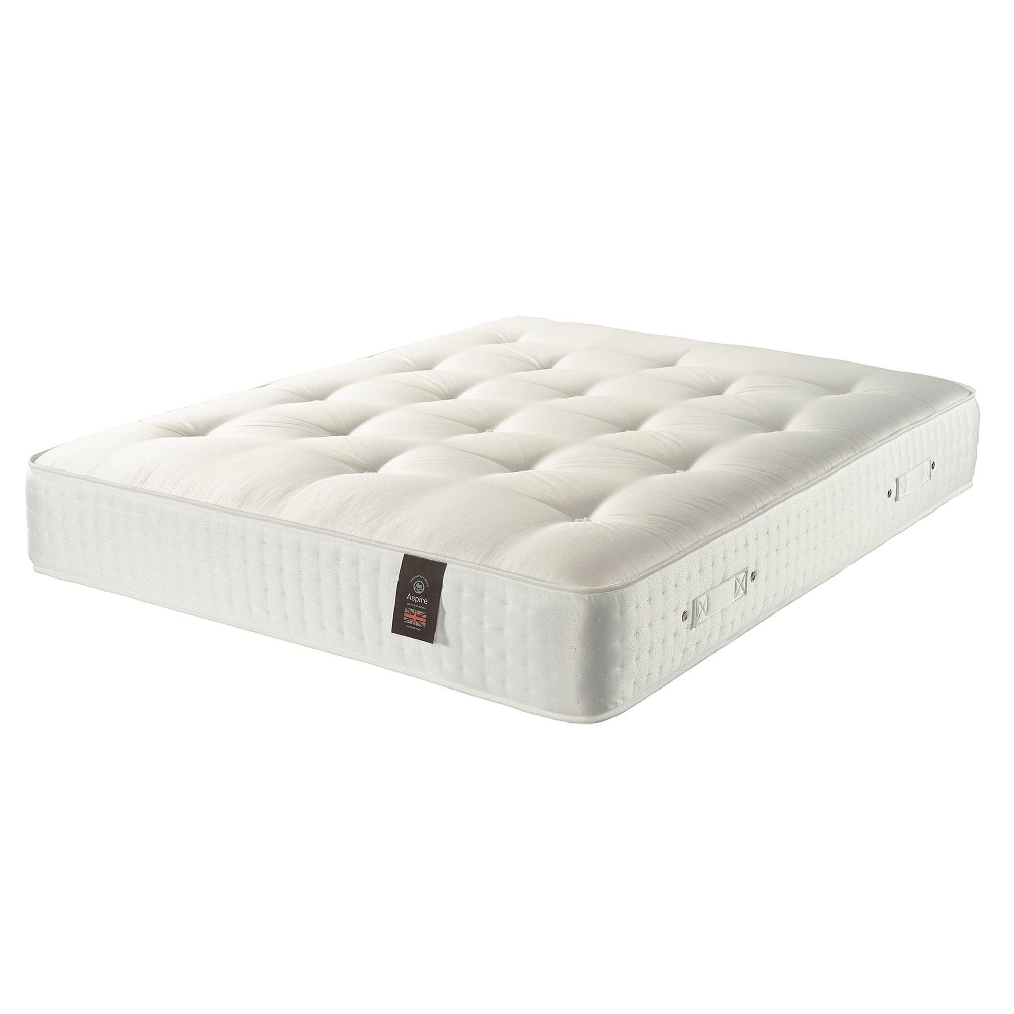 White - Aspire - Luxury 3000 Pocket Cashmere Wool Mattress Medium C - 4