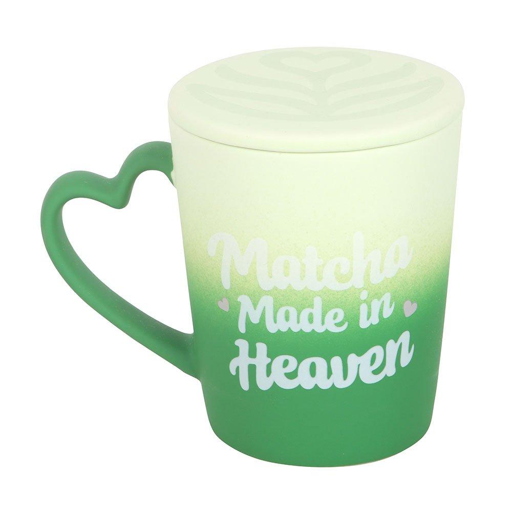 Green - Something Different - Matcha Made in Heaven Mug with Coaster Lid - 2