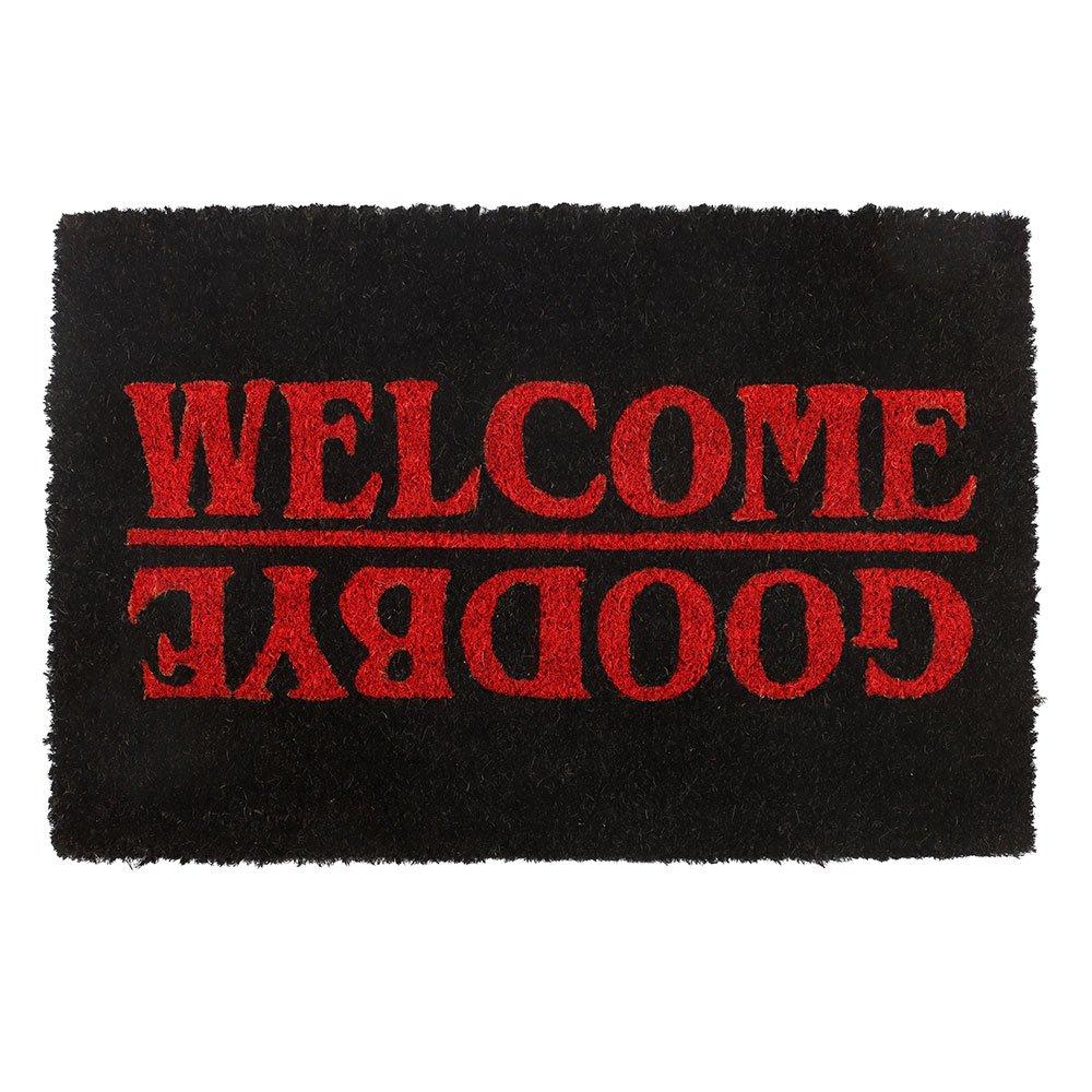Black - Something Different - Black Welcome Goodbye Doormat - 2