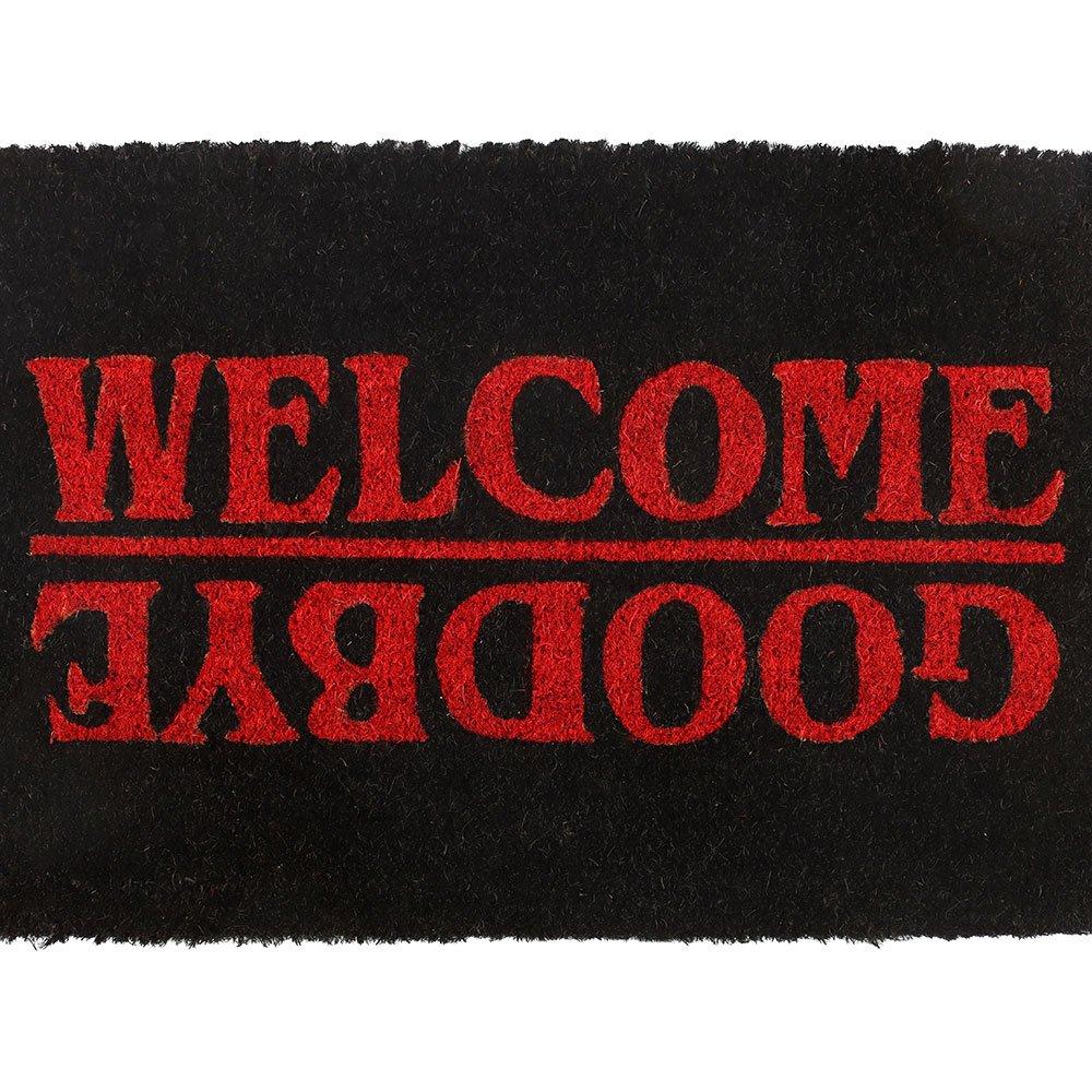 Black - Something Different - Black Welcome Goodbye Doormat - 3