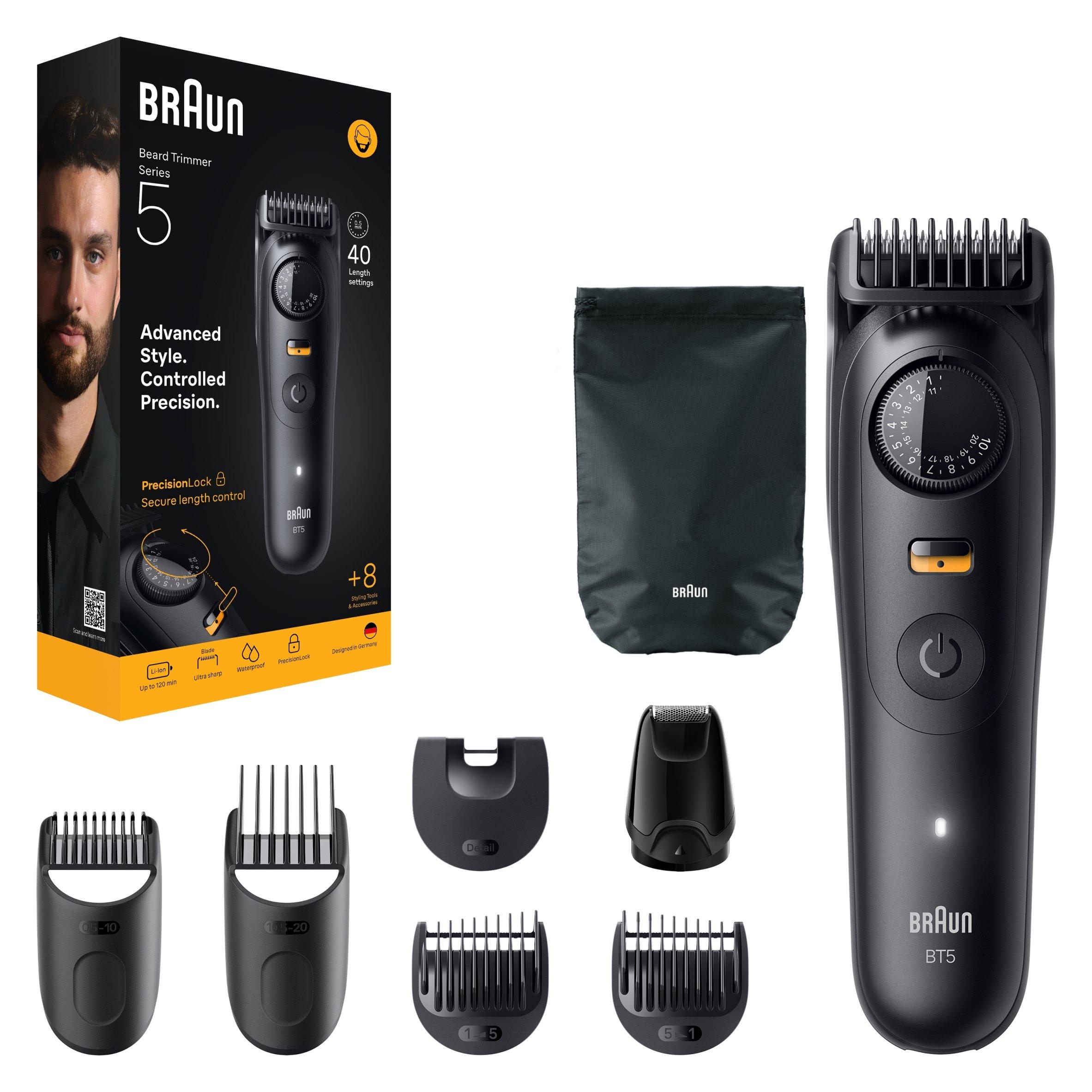 Grey - Braun - Braun BT5560 Beard Trimmer BLKMAT - 1