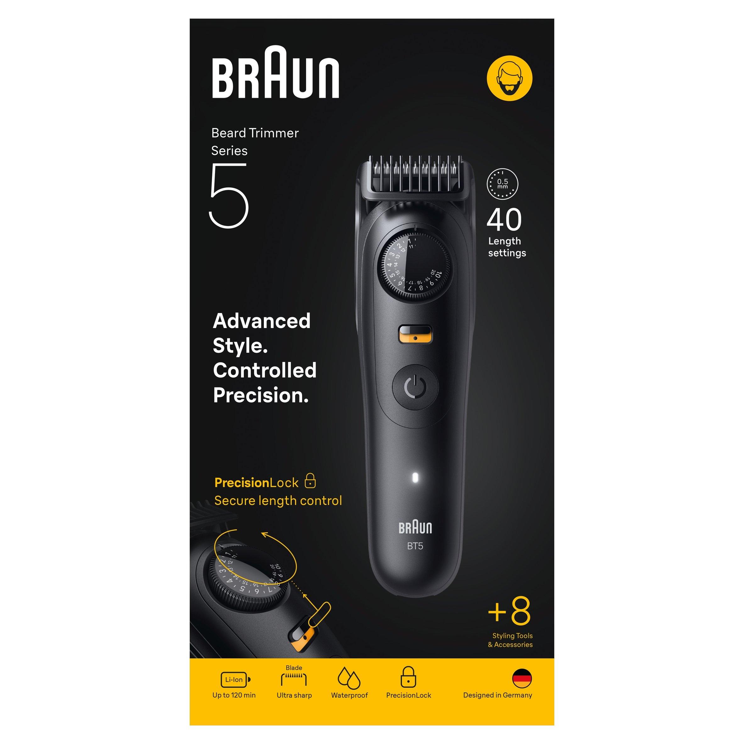 Grey - Braun - Braun BT5560 Beard Trimmer BLKMAT - 3