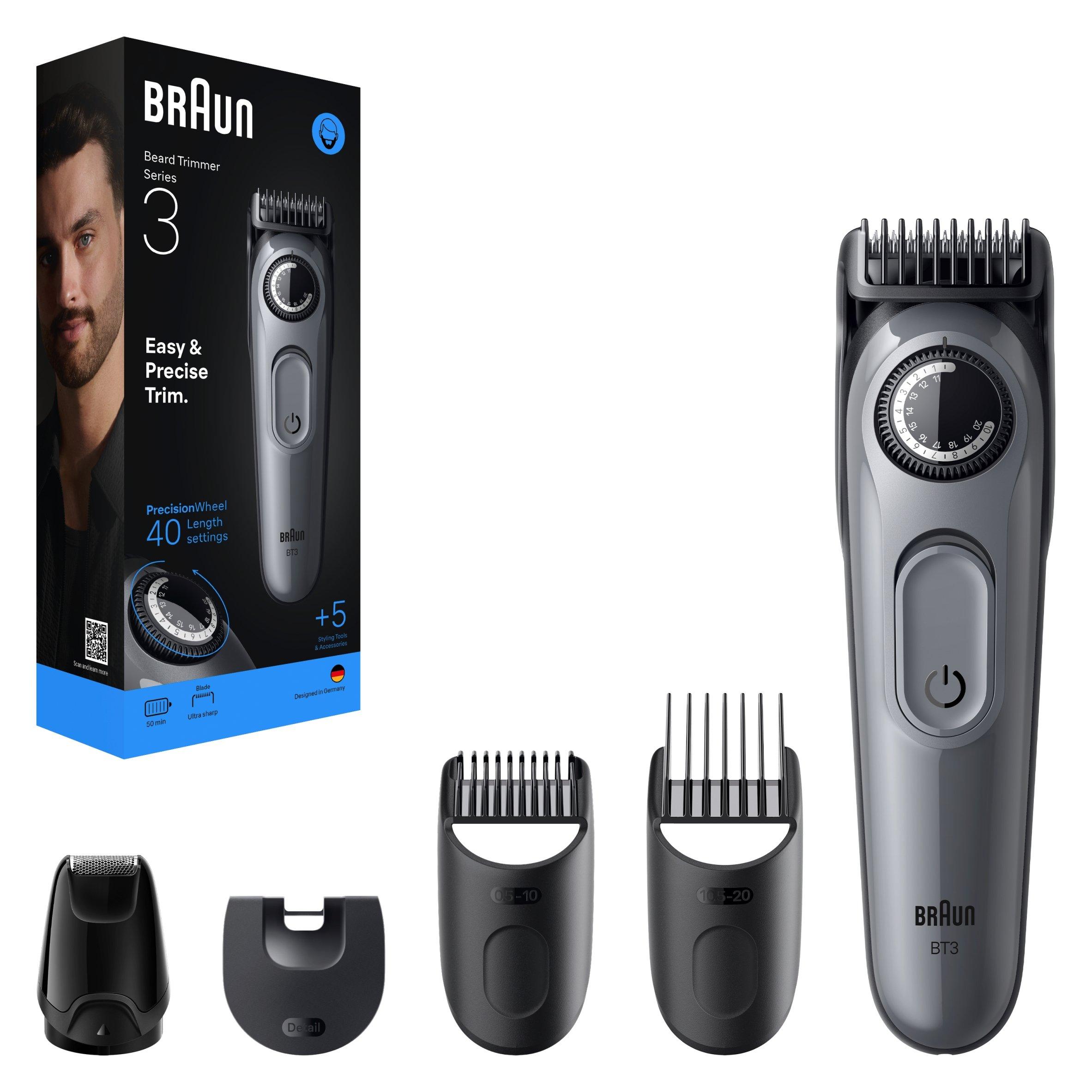 Grey - Braun - Braun BT3560 Beard Trimmer MSGREY - 1