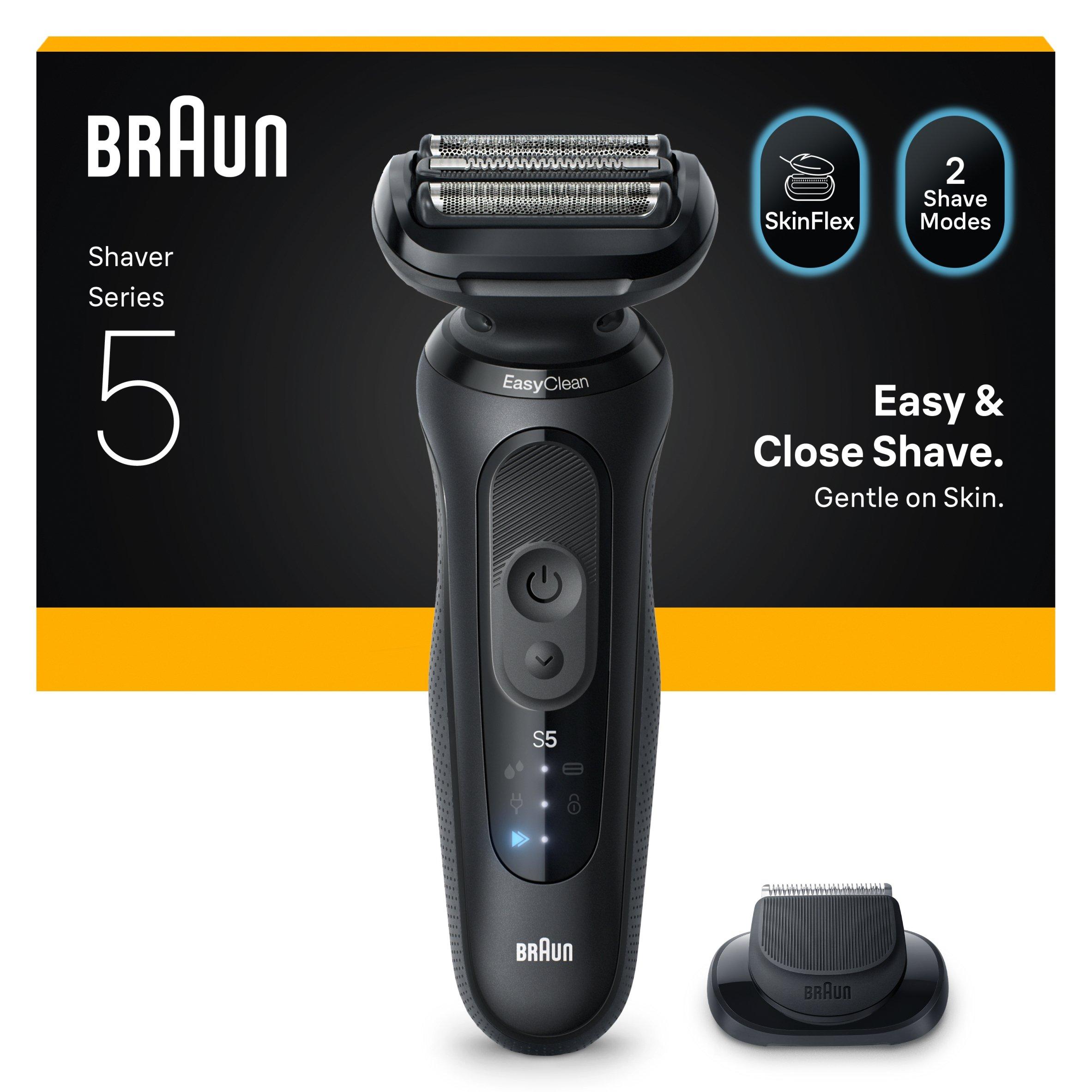 Black - Braun - Braun Series 5 Electric Shaver 52-N1200S Black - 1