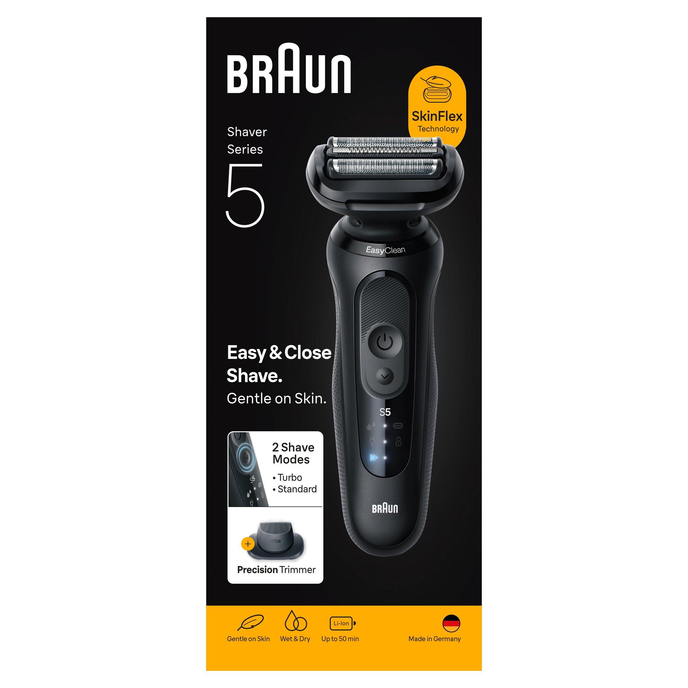 Black - Braun - Braun Series 5 Electric Shaver 52-N1200S Black - 2