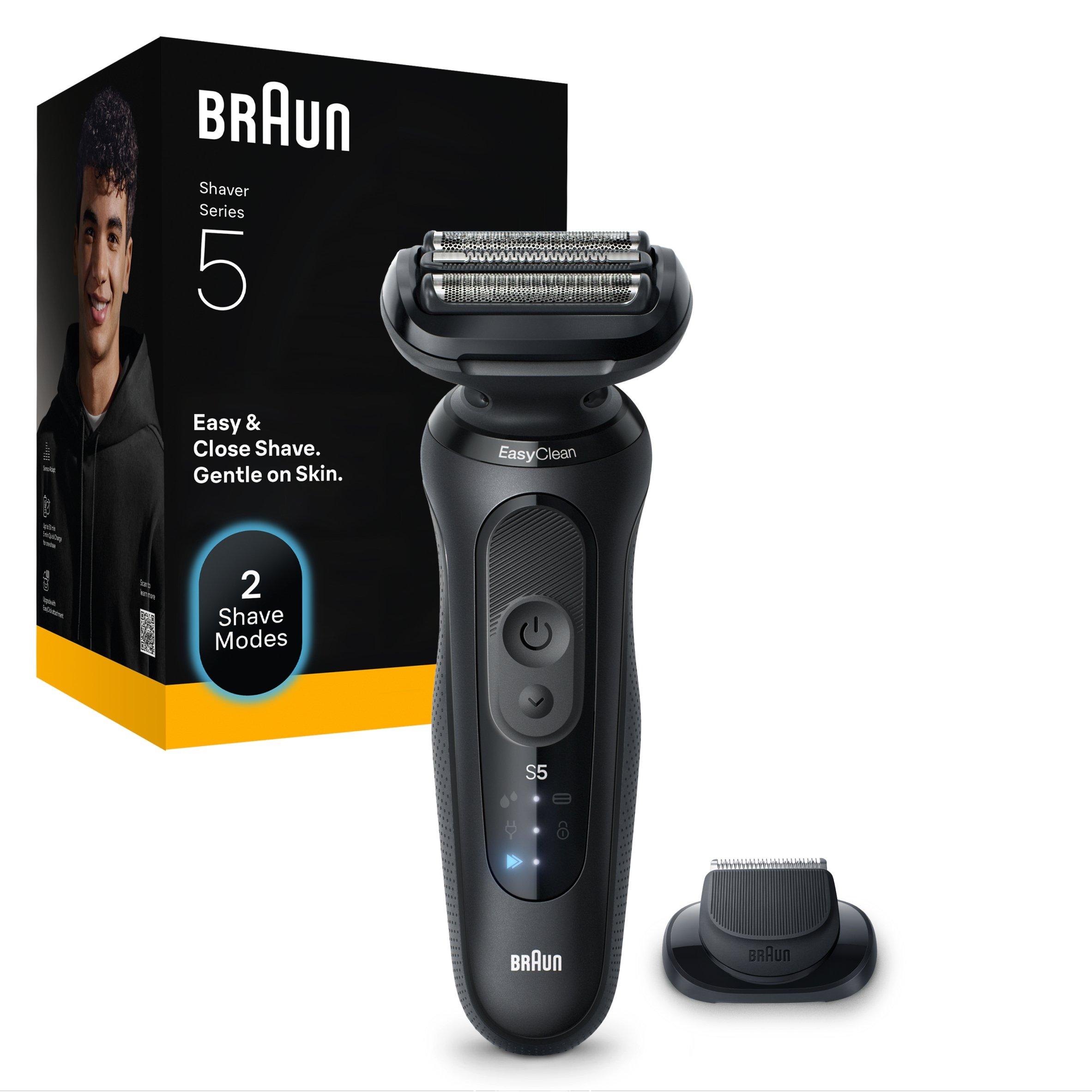 Black - Braun - Braun Series 5 Electric Shaver 52-N1200S Black - 4