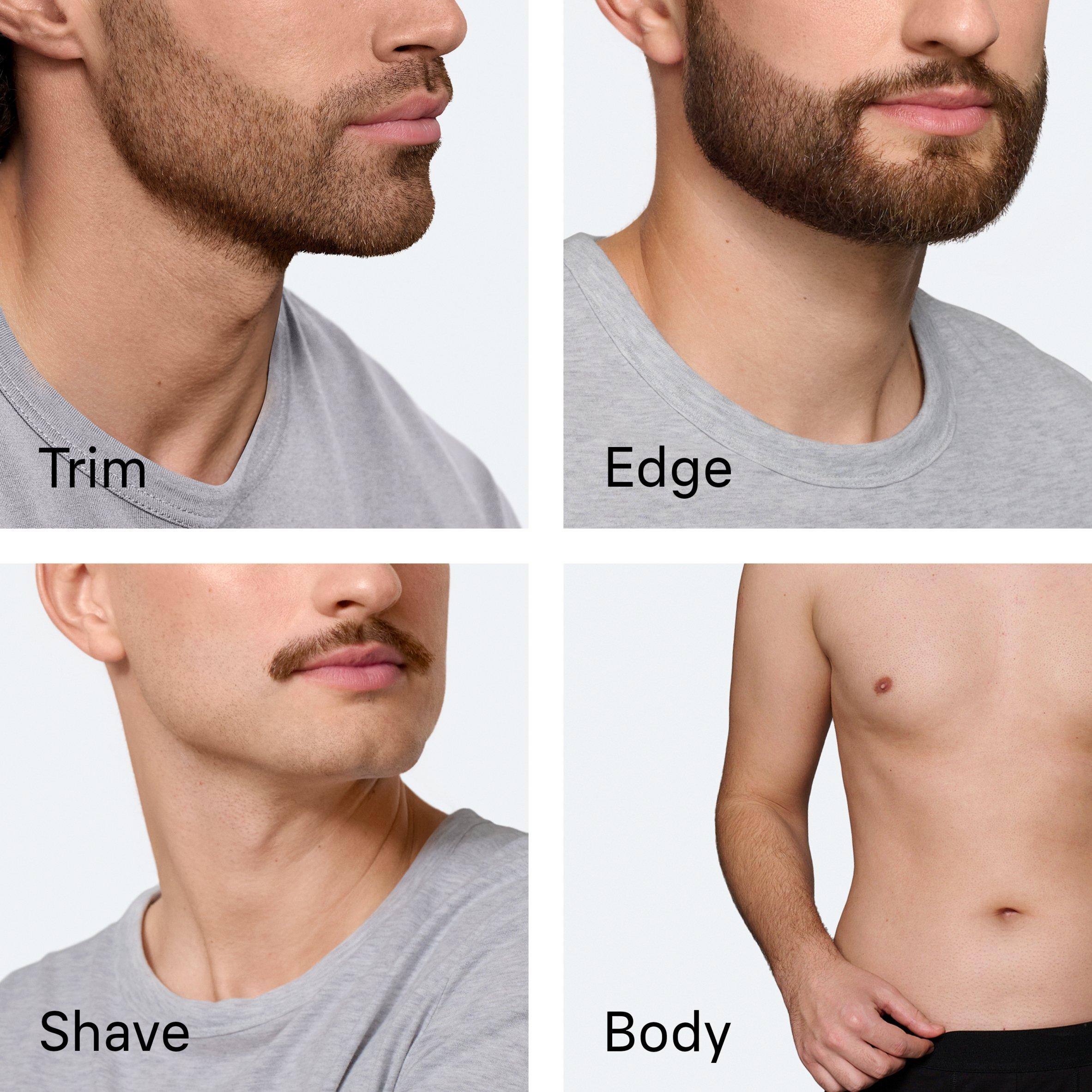 Black - Braun - Braun XT5100 Face & Body Trimmer and Shaver - 6