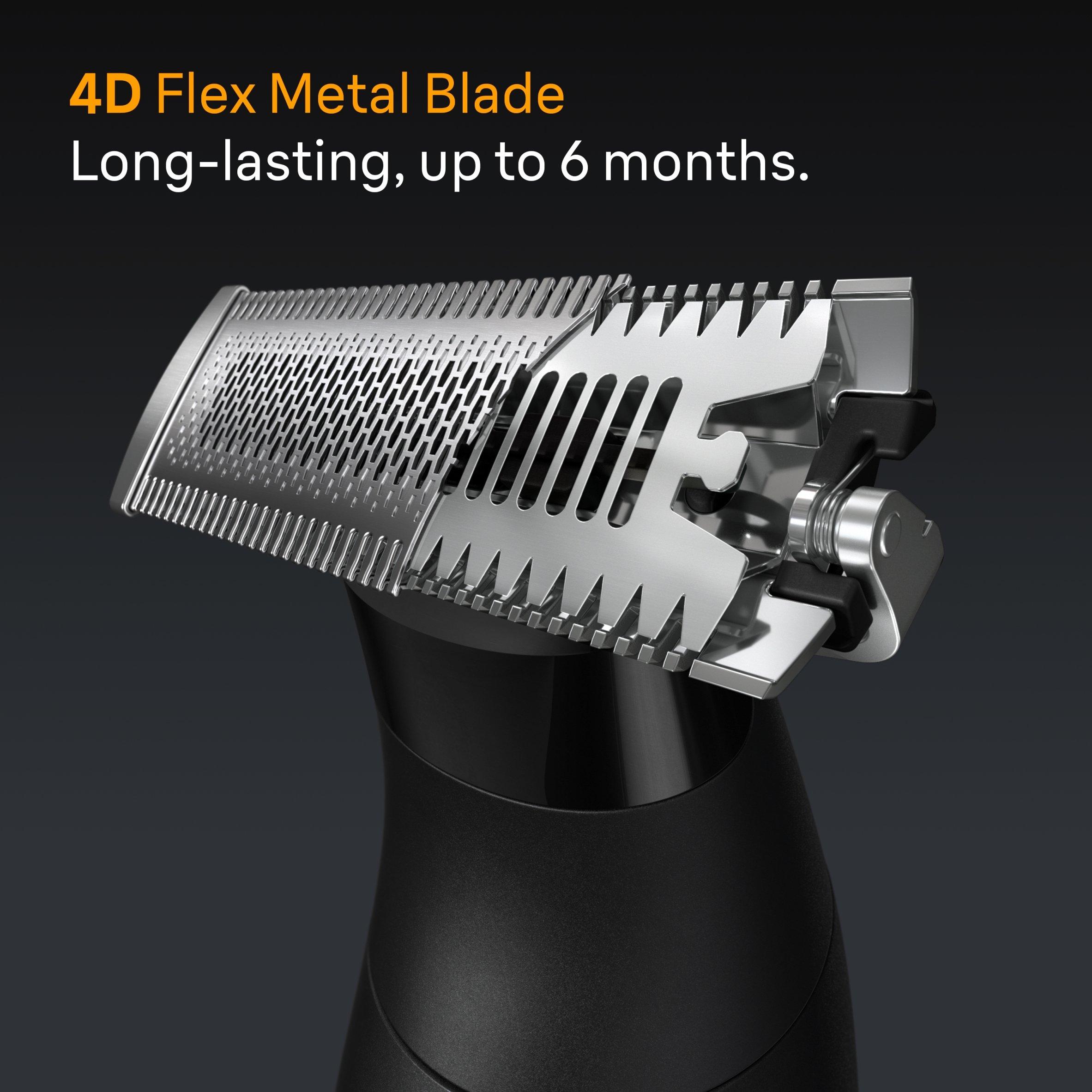 Black - Braun - Braun XT5100 Face & Body Trimmer and Shaver - 7