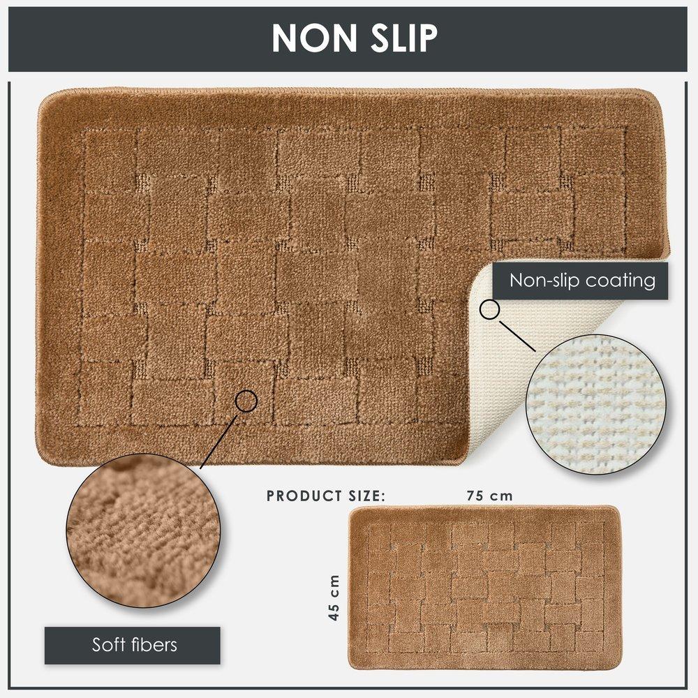 Beige - Emma Barclay - Bath Mat Soft Absorbent Orkney - 2