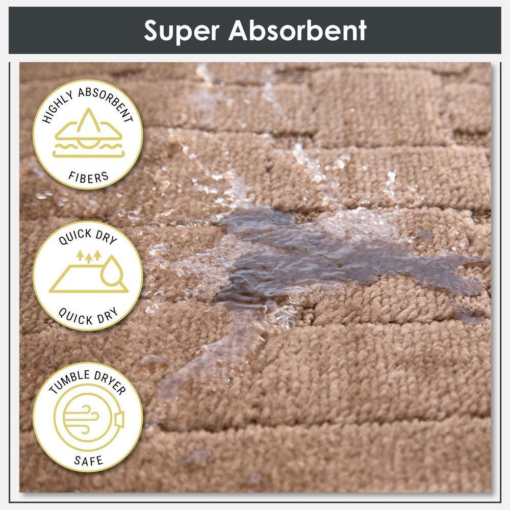 Beige - Emma Barclay - Bath Mat Soft Absorbent Orkney - 6