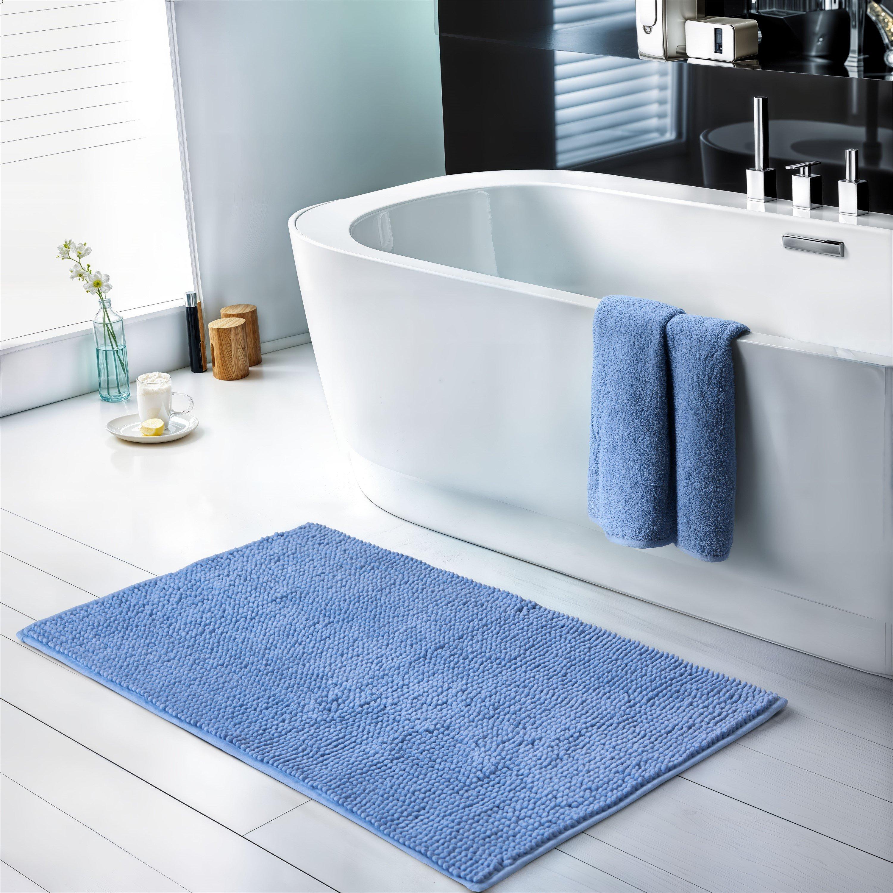 Burnt Orange - Emma Barclay - Bath Mat Soft Absorbent Noodle - 3