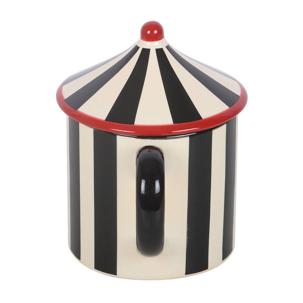 Black - Something Different - Black Striped Circus Tent Mug - 5