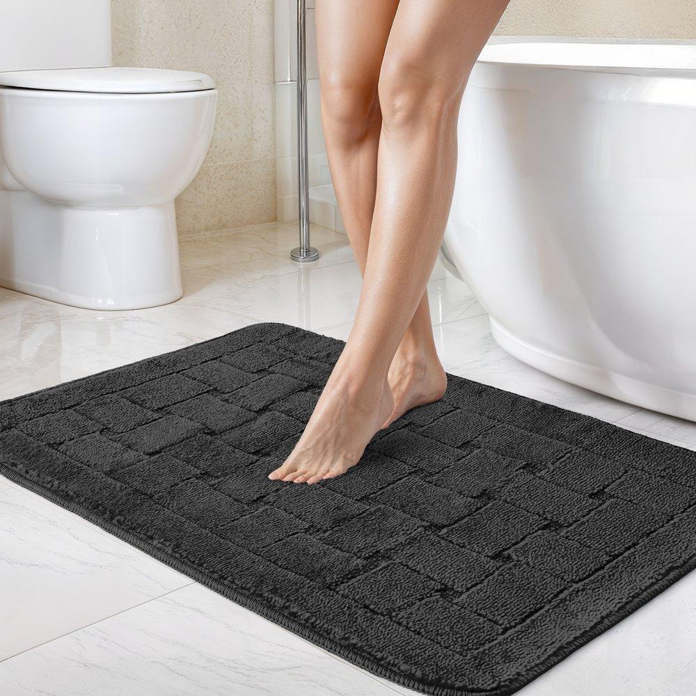2 Piece Bath Mat Set Soft Absorbent Orkney