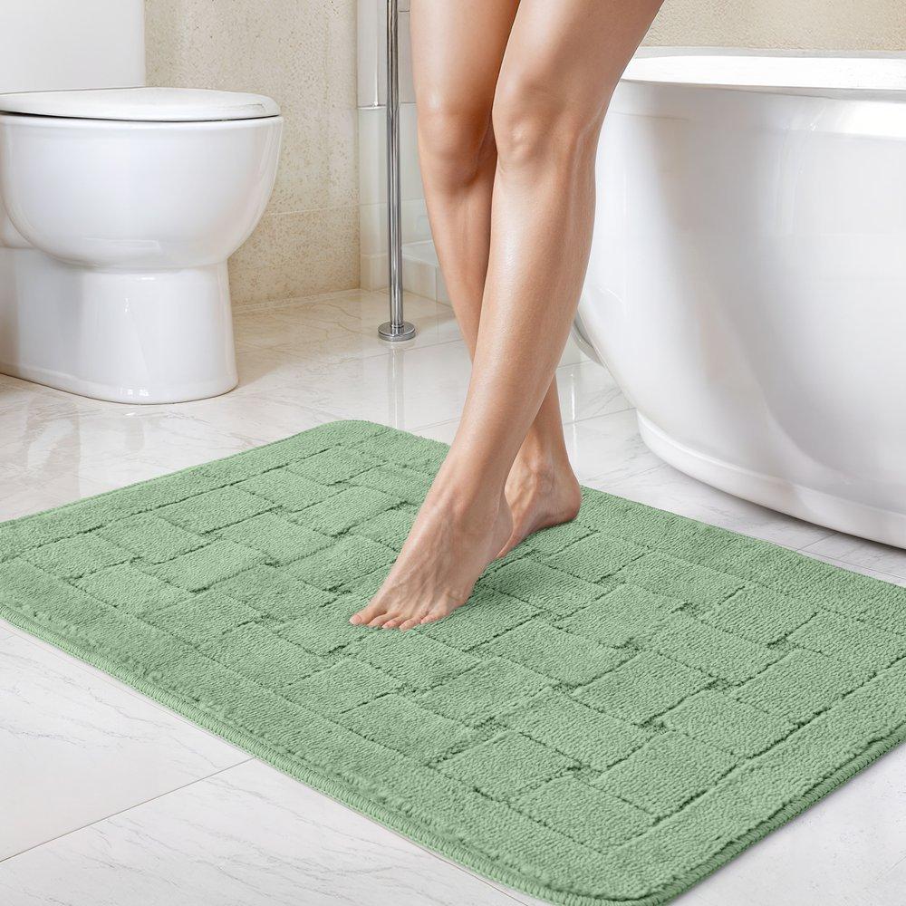 2 Piece Bath Mat Set Soft Absorbent Orkney